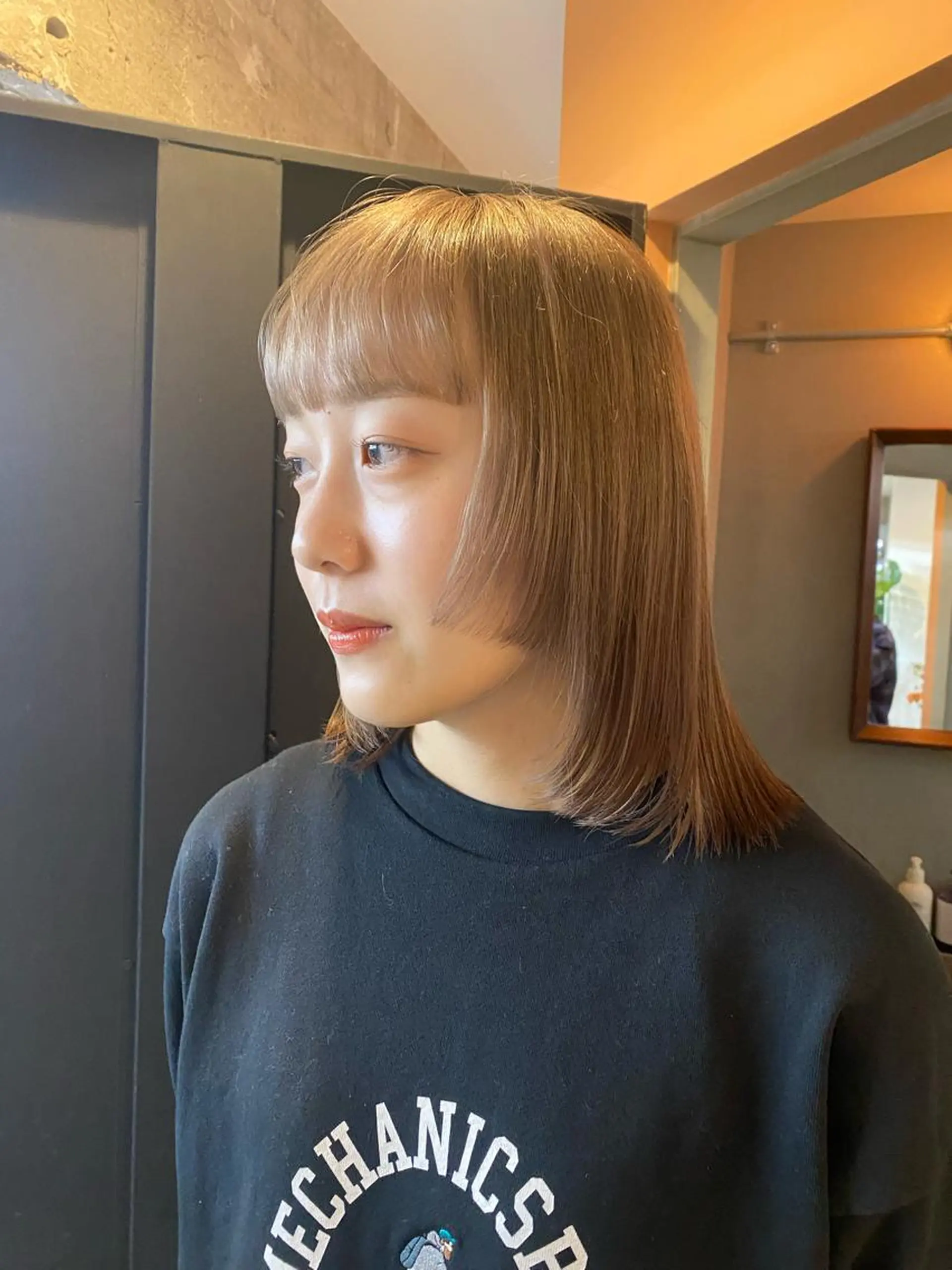 ミディアム ヘアカラー Agu  hair rupia 金沢店所属・金沢美容室/ 艶髪/夜営業/JINのヘアスタイル