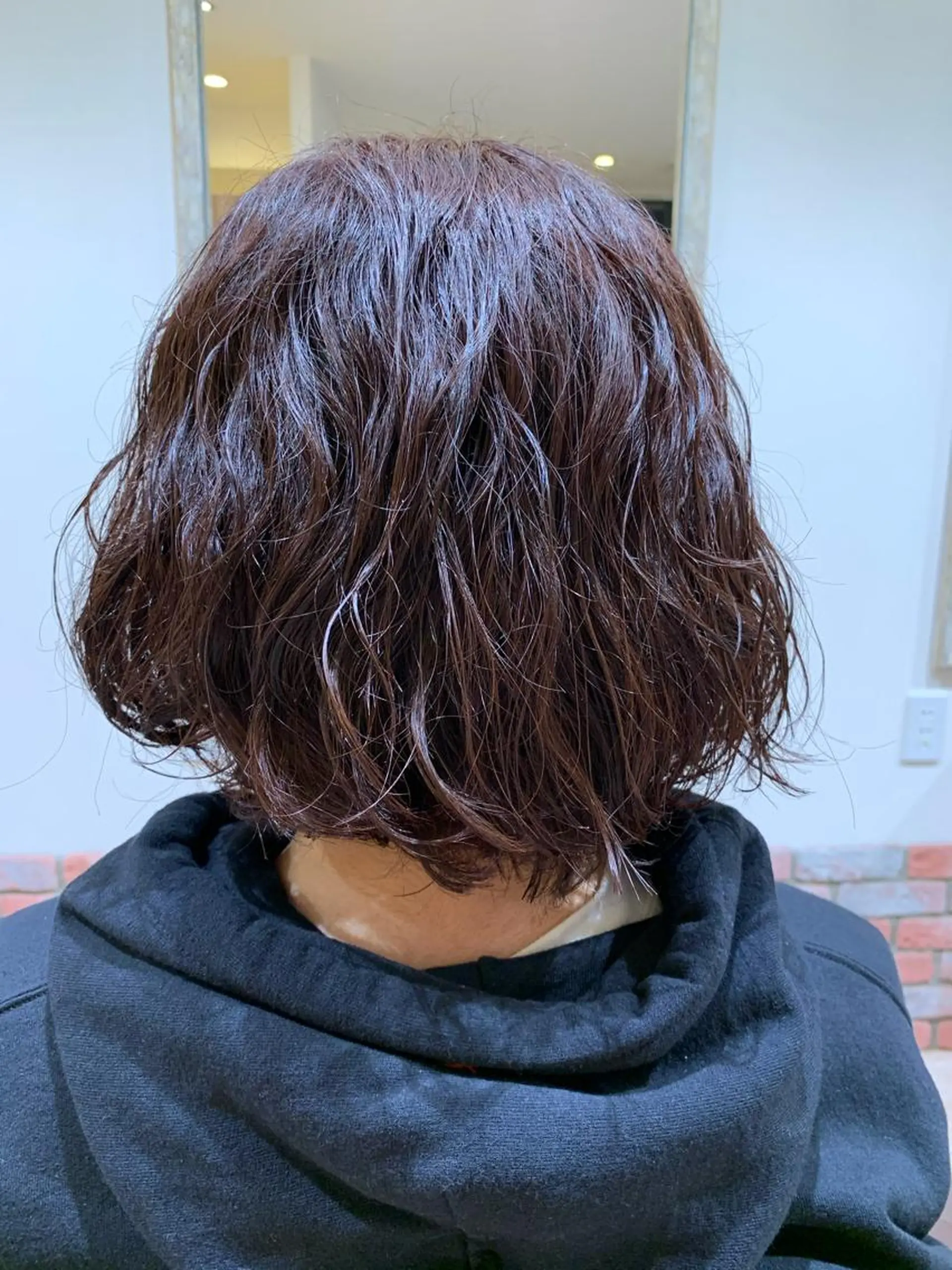 ミディアム カラー パーマ ヘアアレンジ 髪質改善&Spa fee南越谷2号店所属・髪質改善/南越谷/ 山岸彩夏のヘアスタイル