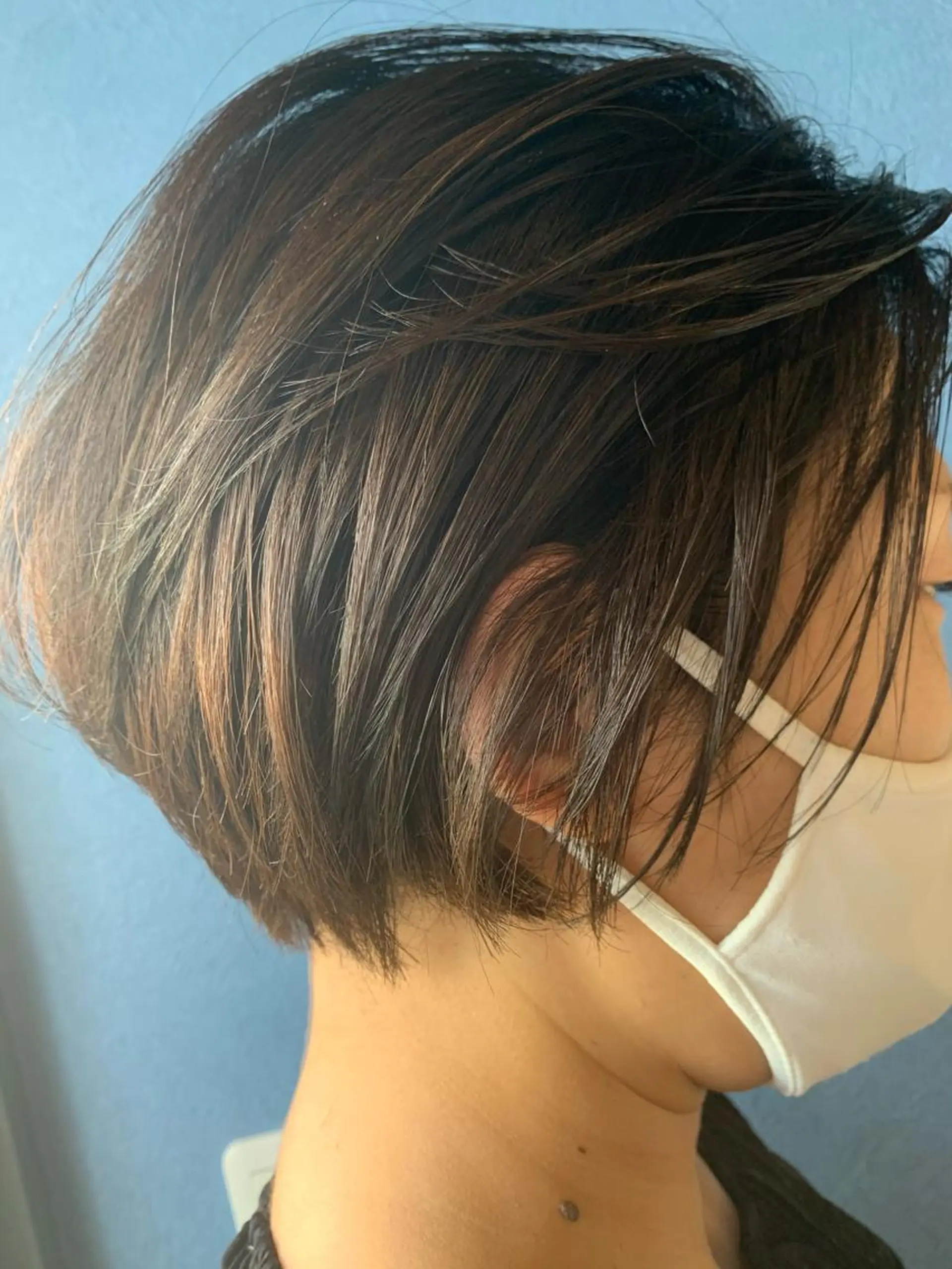 ショート ✨白髪ぼかし 🍀MINAKO☆のヘアスタイル