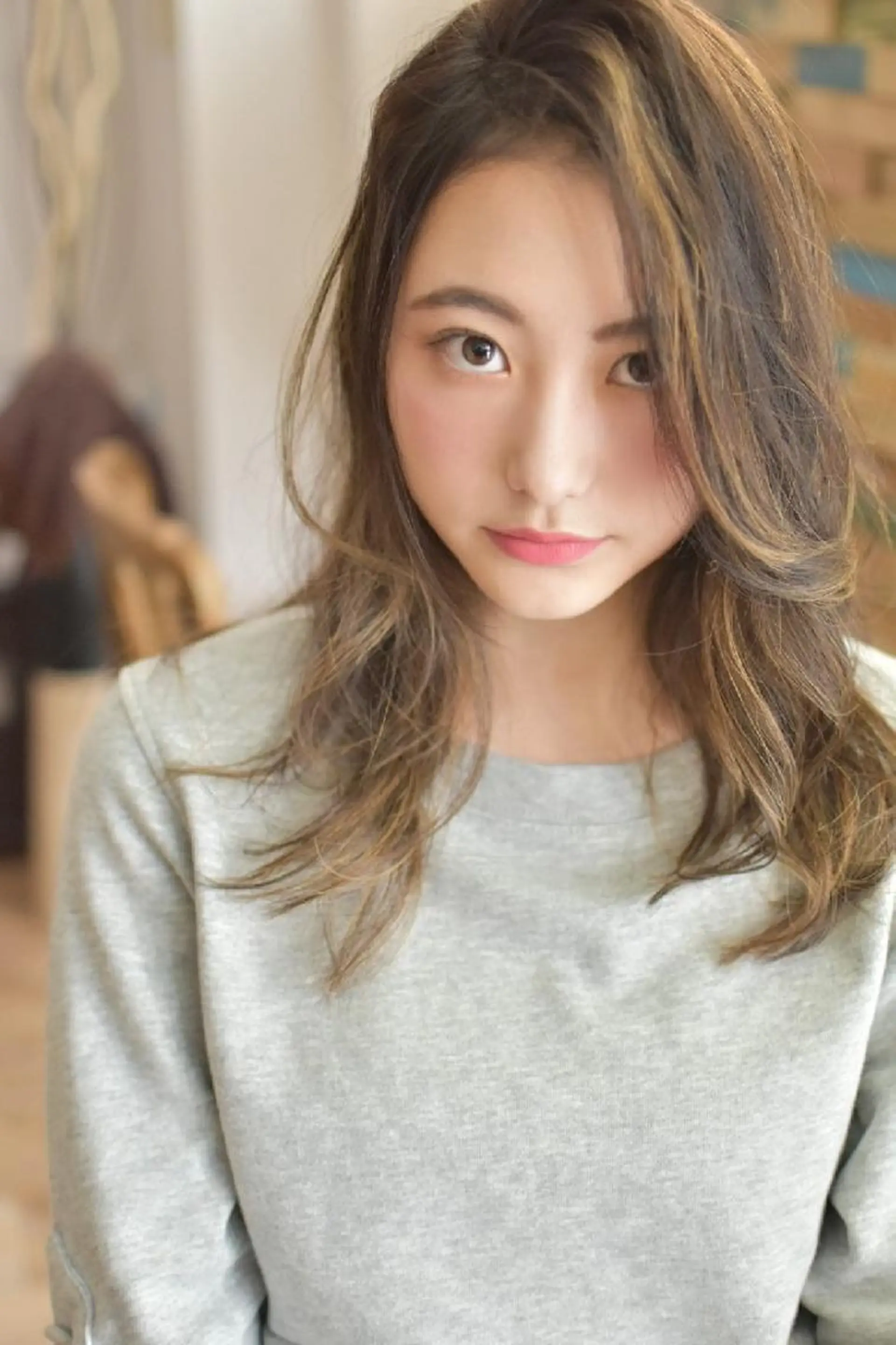 ロング カラー 北川 裕暁のヘアスタイル