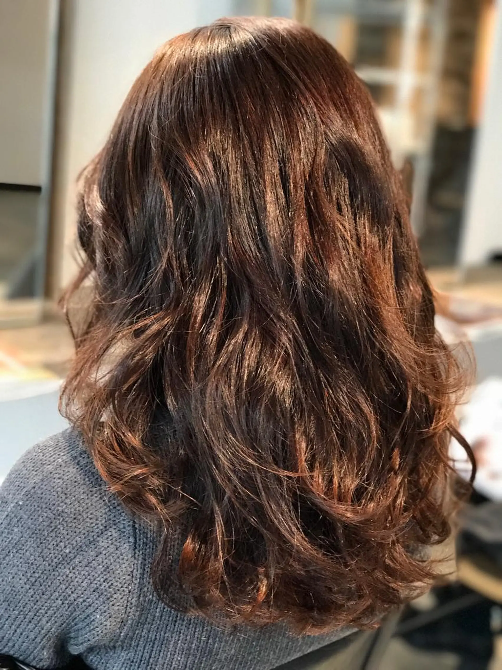 ミディアム セミロング ロング カラー 🌈ディレクター🌈 徳松優希のヘアスタイル