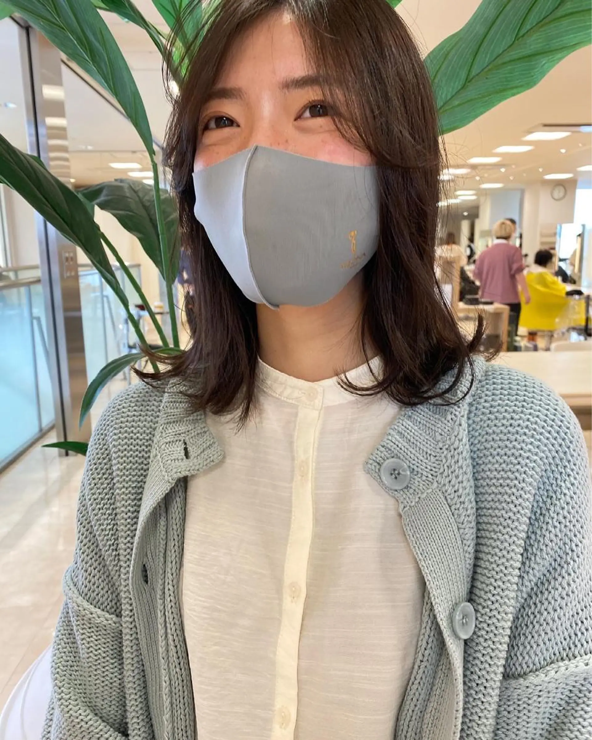 ミディアム カラー ヘアカラー トリートメント レイヤー/ウルフ🤎 mayo.のヘアスタイル