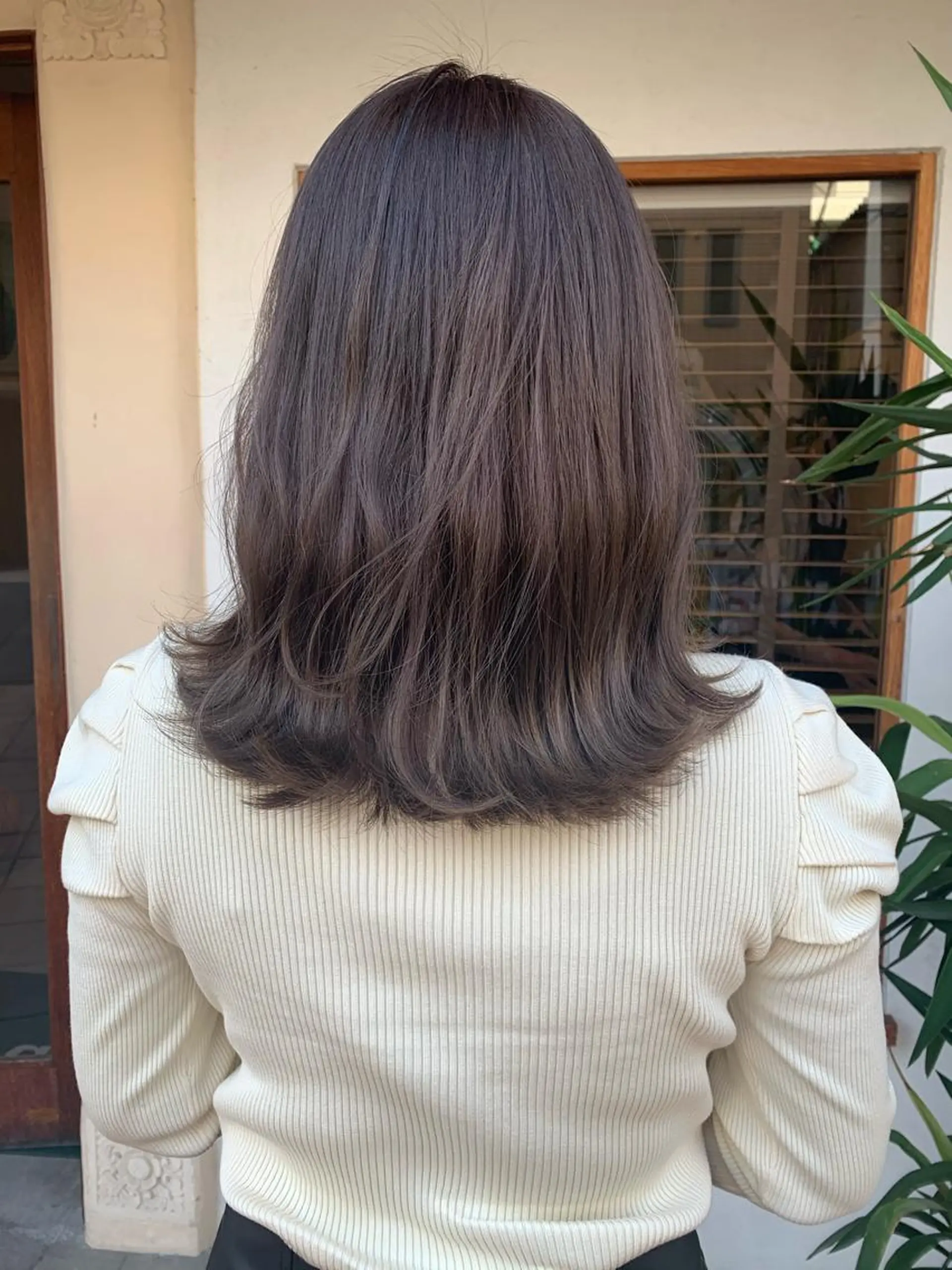 ミディアム カラー ヘアアレンジ 中津/柔らかカラー/ ナガオ　イズミのヘアスタイル