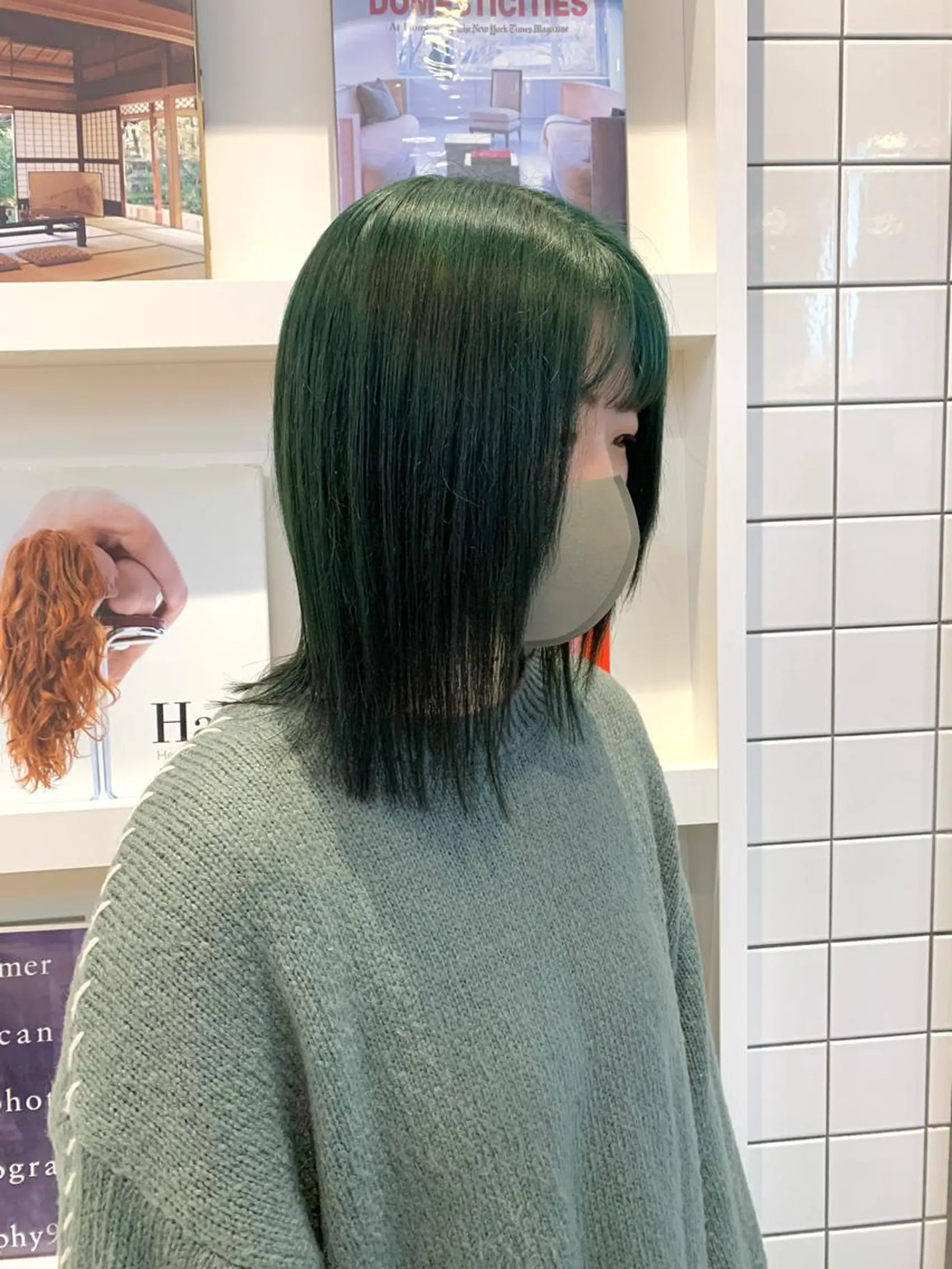 ミディアム みなもと ちはるのヘアスタイル