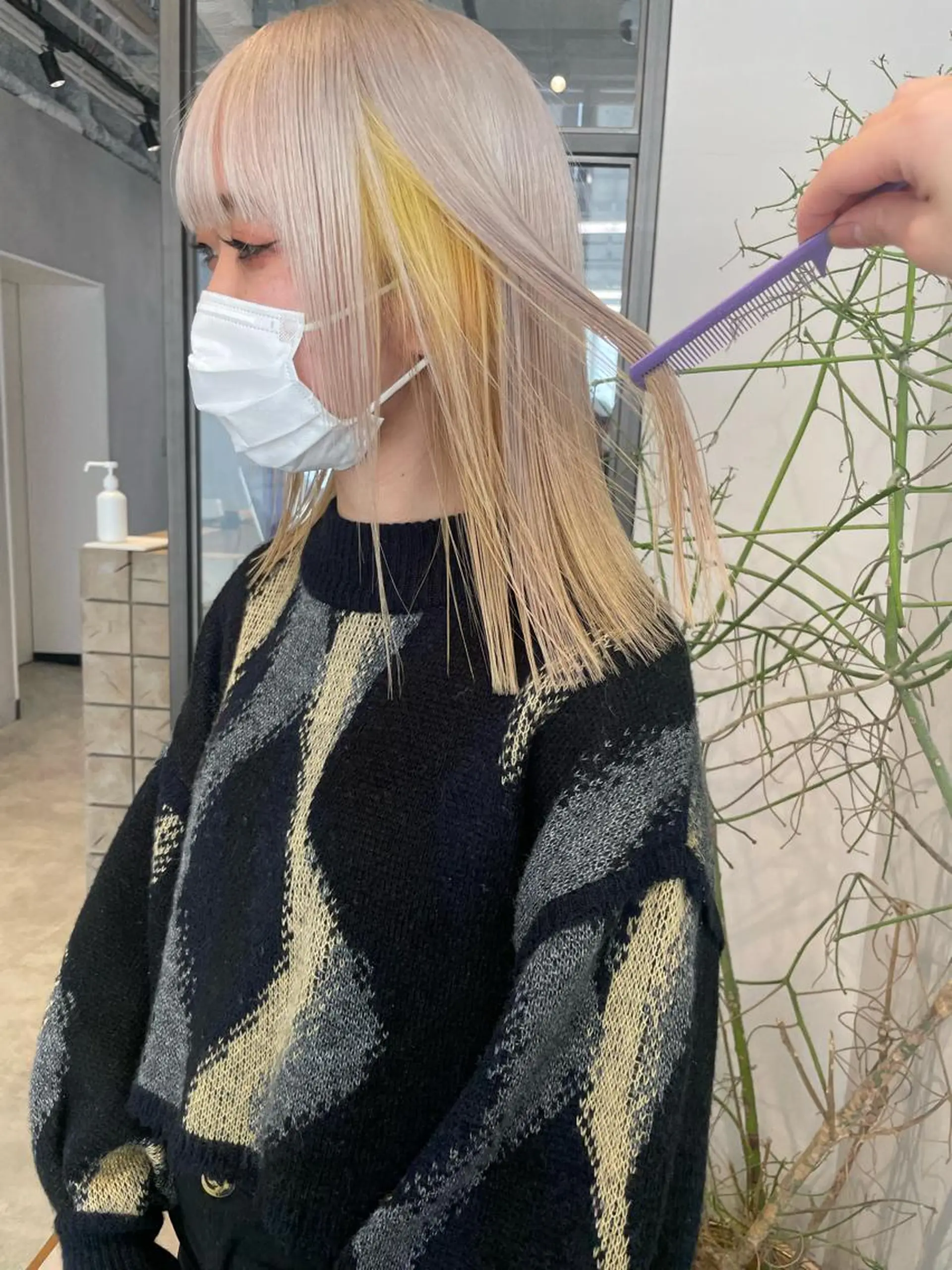 ミディアム カラー SALOWIN原宿iori B１階所属・🫧美髪育成美容師 WASHIZU🫧のヘアスタイル