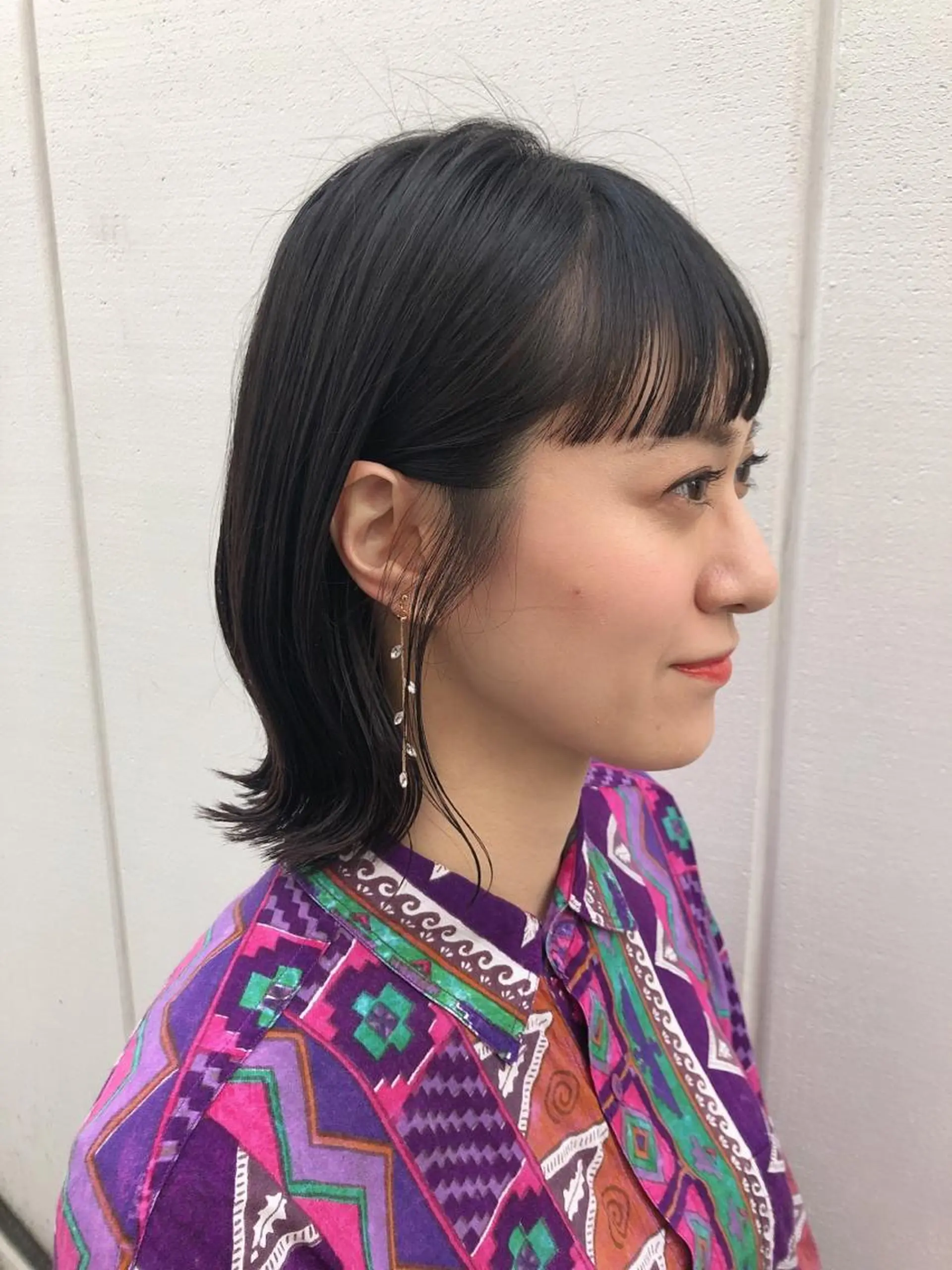 ショート パーソナルカラー 藤本夢のヘアスタイル