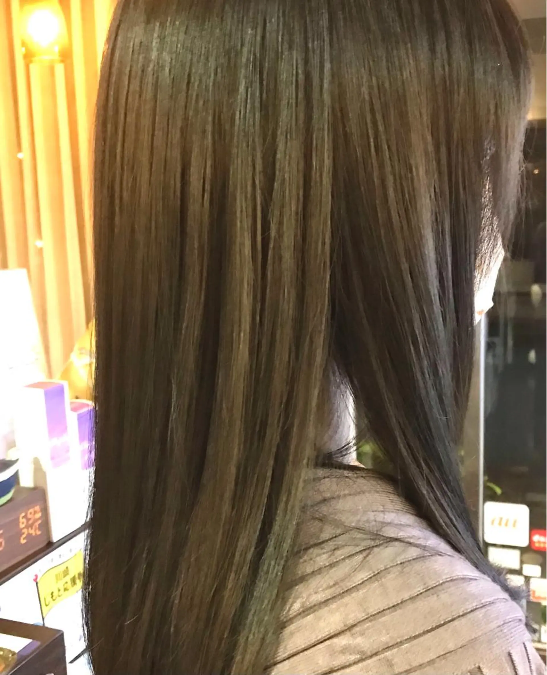 ロング カラー グレージュ オリーブグレージュ オリーブグレー トリートメント 酸熱トリートメント 💎透明感カラー特化 💎TAISEIのヘアスタイル