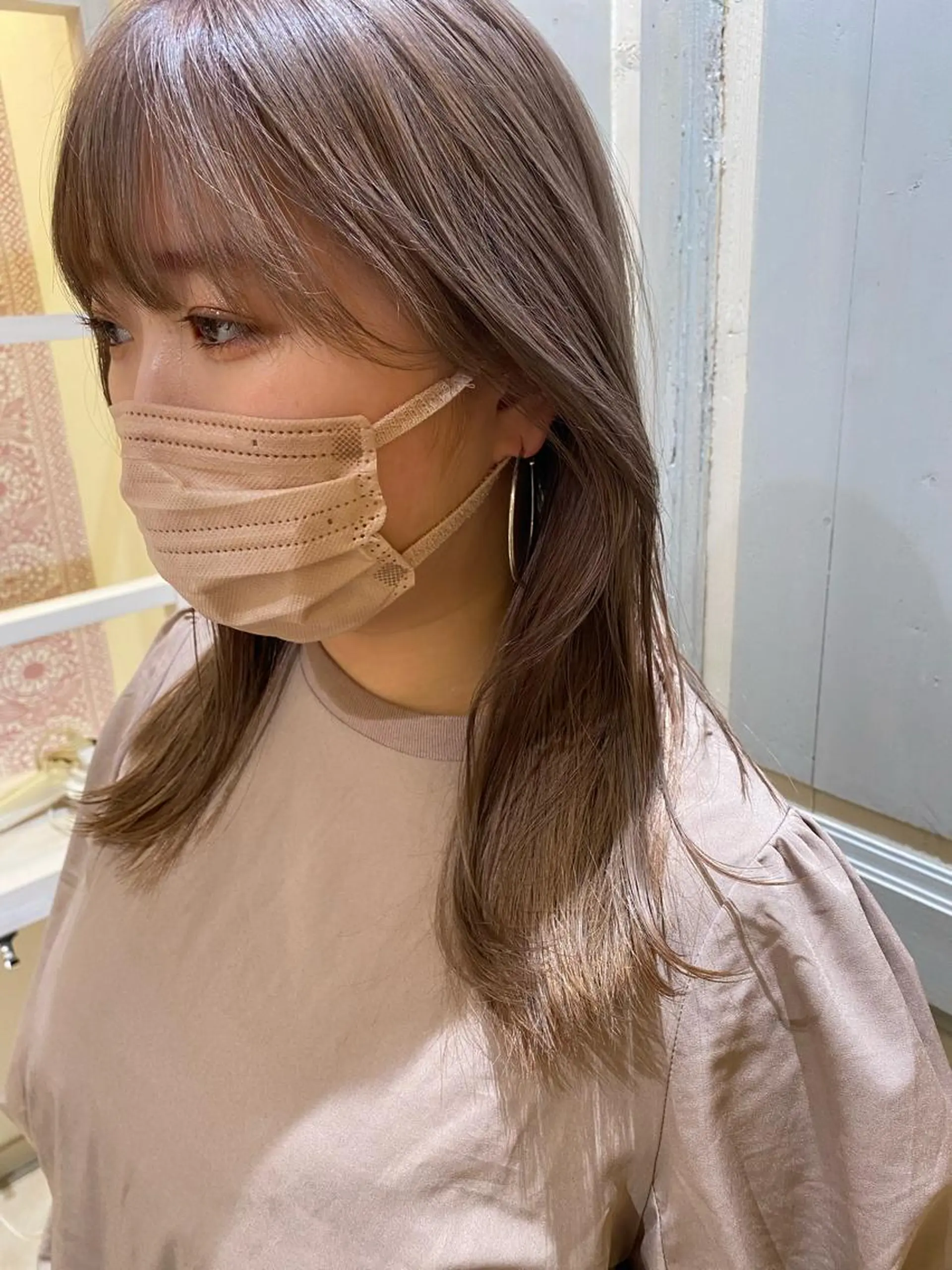 ミディアム カラー ブリーチ ヘアカラー さこだ　しょうた 【副店長】のヘアスタイル