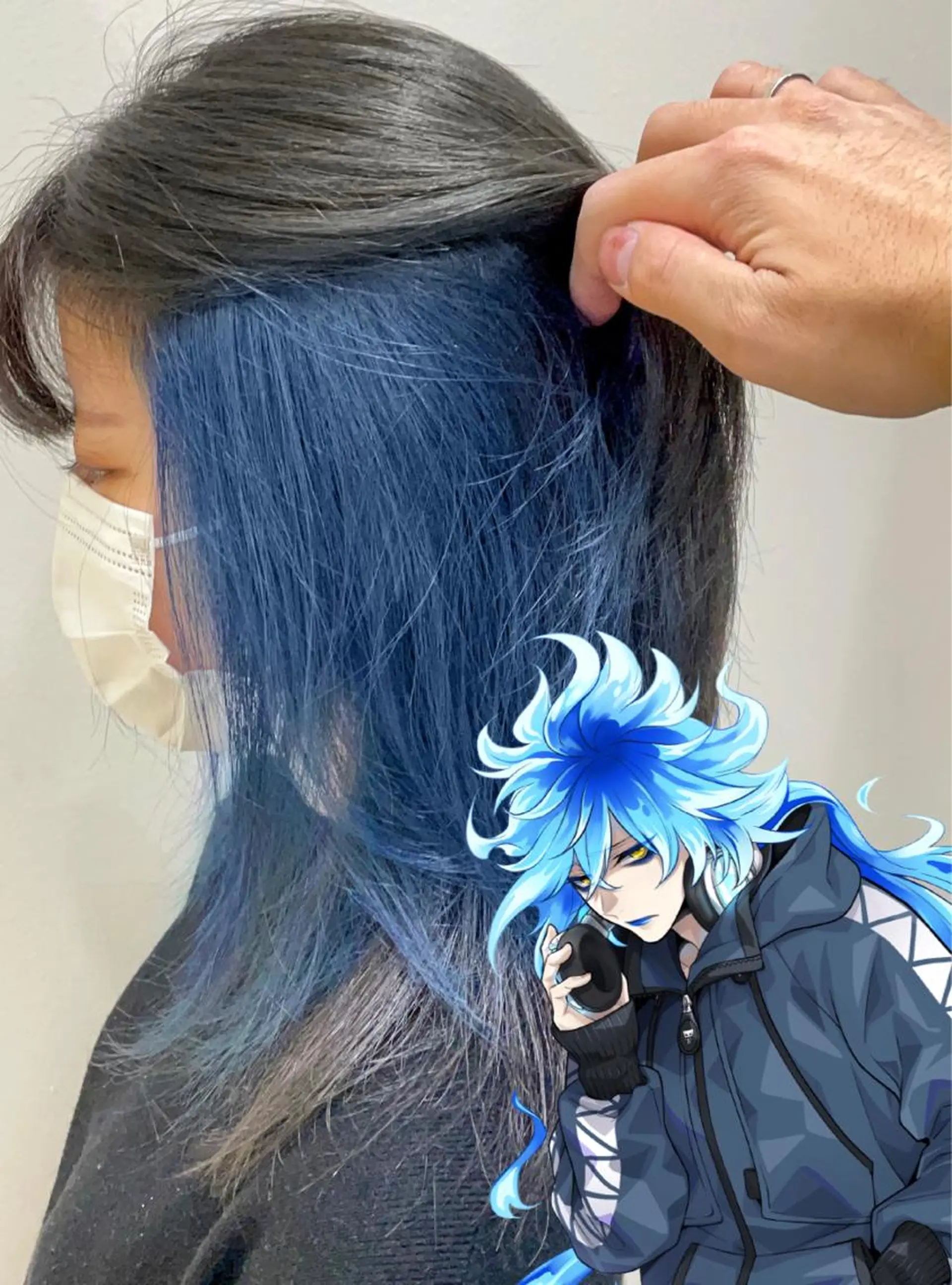 セミロング カラー ヘアカラー トリートメント 縮毛矯正/髪質改善 /韓国風　山川春輝のヘアスタイル