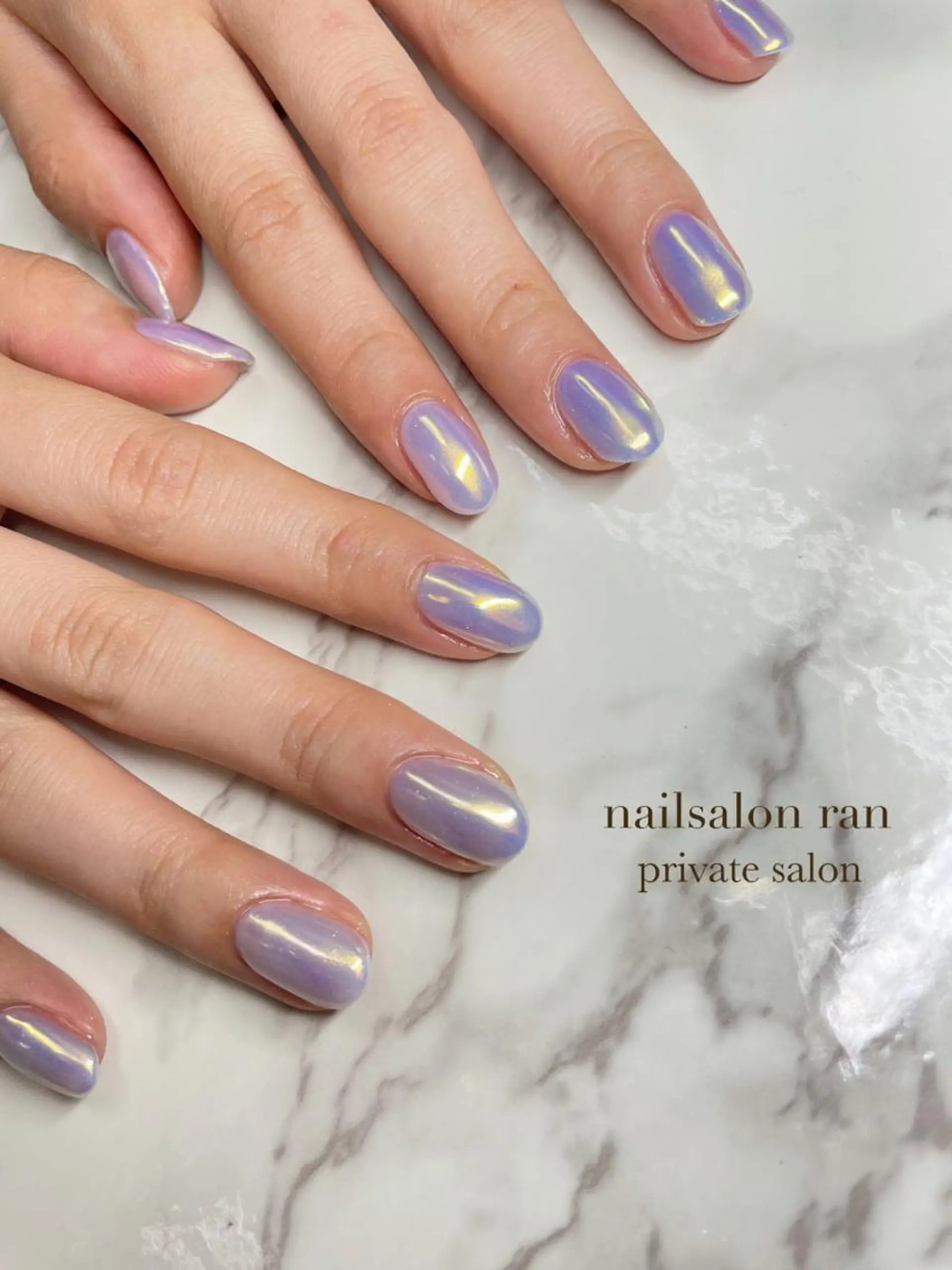 ネイル ミラーネイル nailsalon ranのネイルデザイン