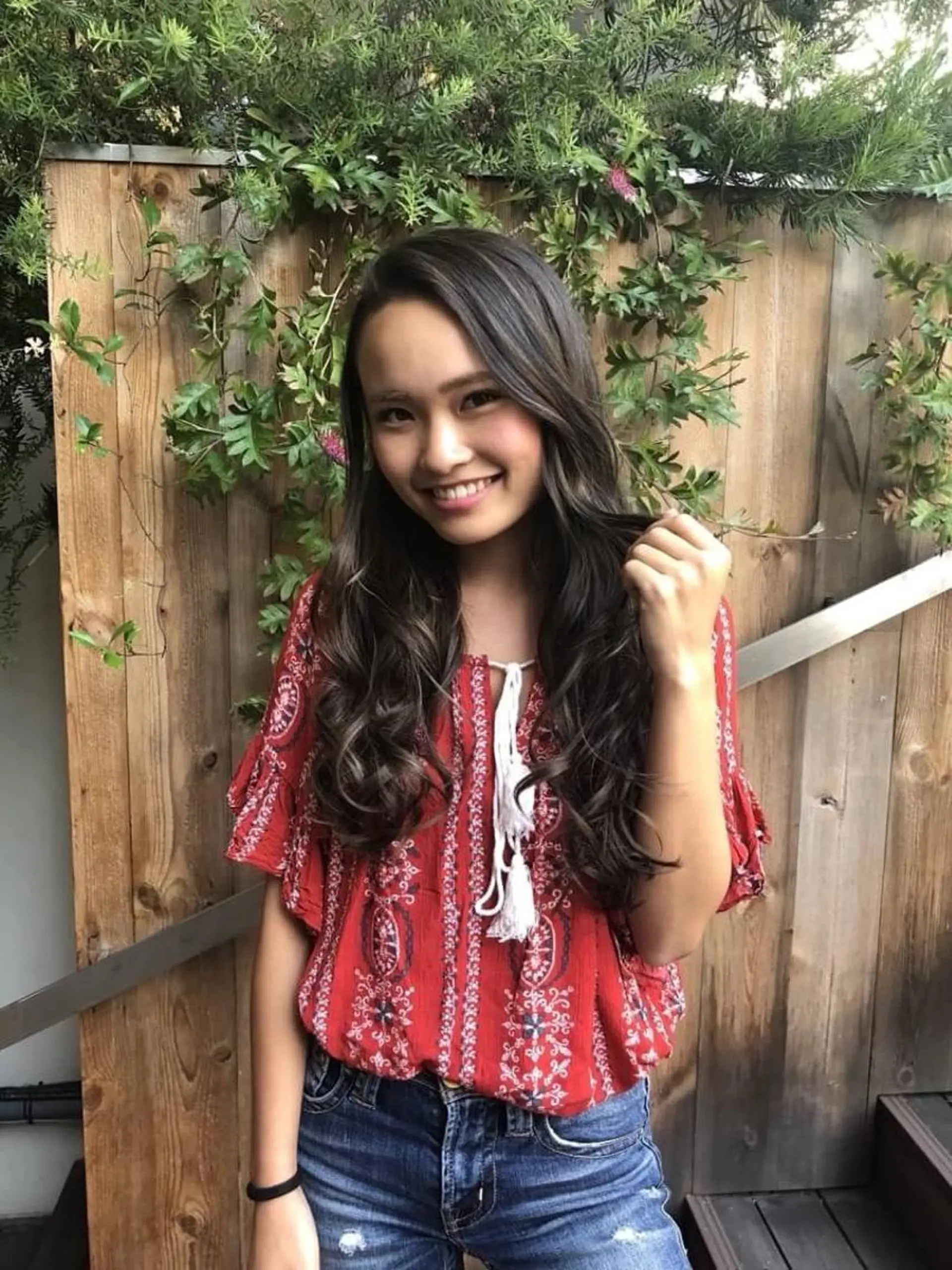 セミロング パーマ ヘアアレンジ Device ディバイスのヘアスタイル