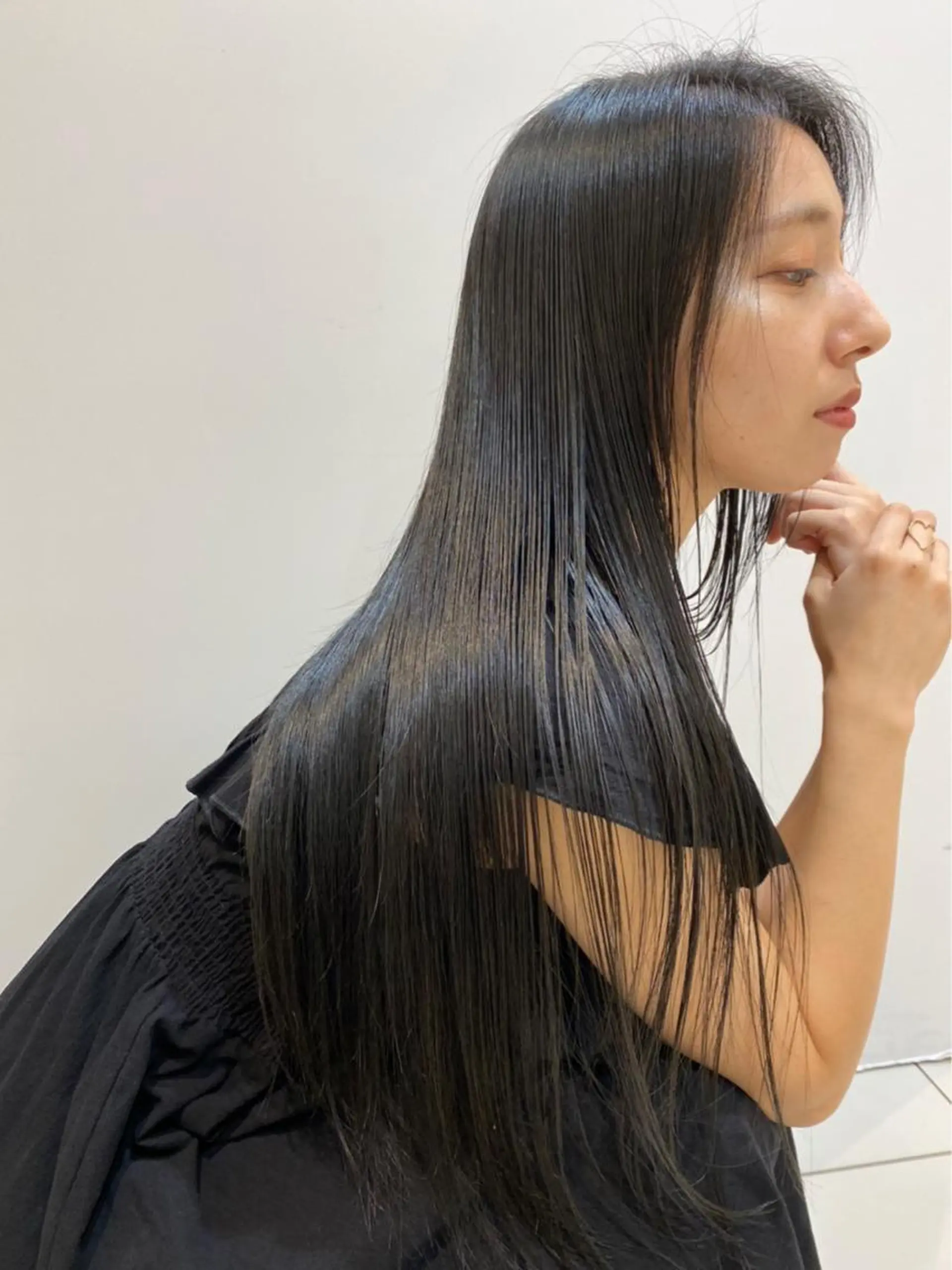 ロング 縮毛矯正、髪質改善／ 松田 龍之介のヘアスタイル