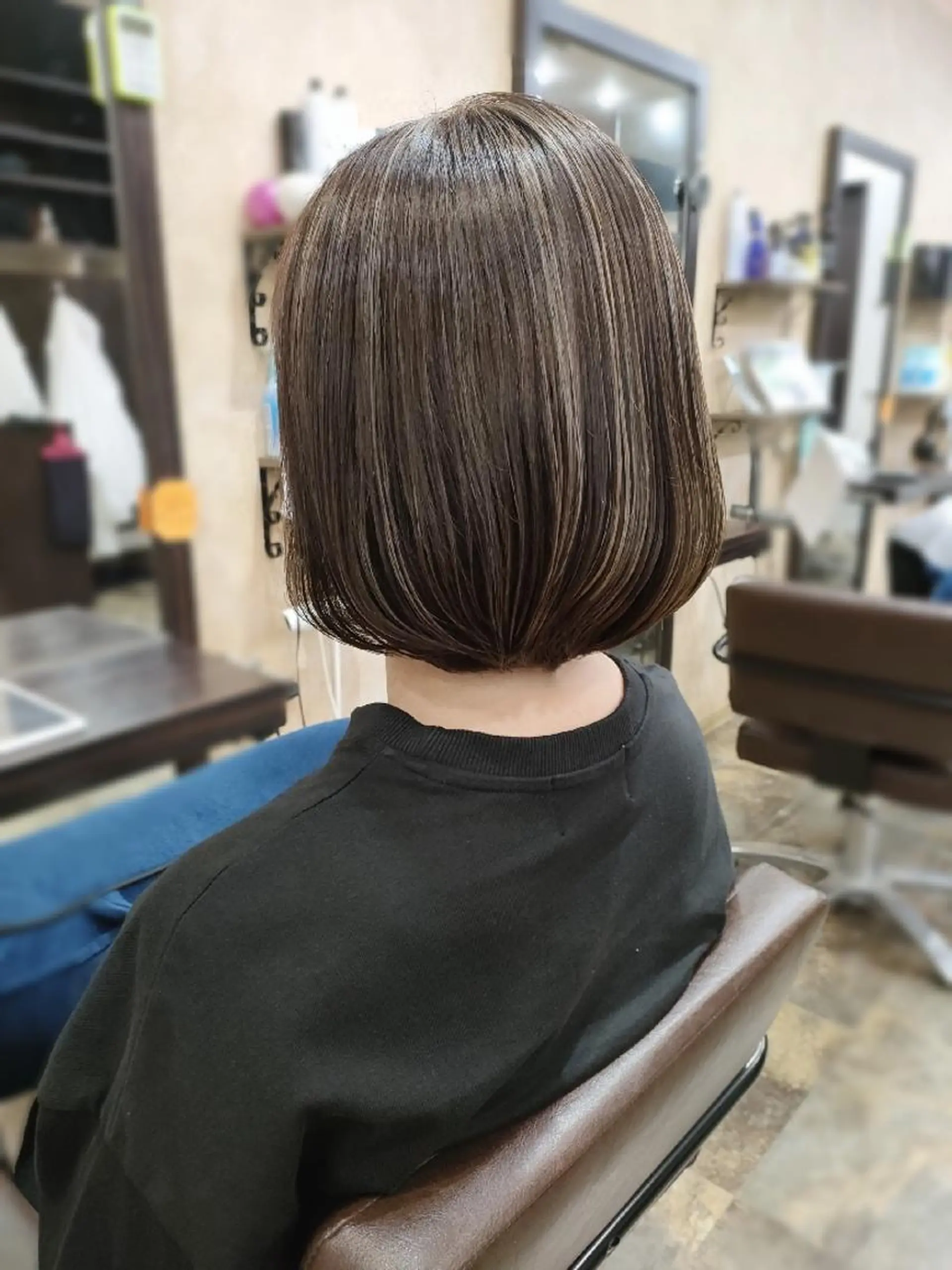 ショート カラー ハイライトカラー ハイライト カット ヘアカラー sepiage trois所属・酒井 亜希のヘアスタイル