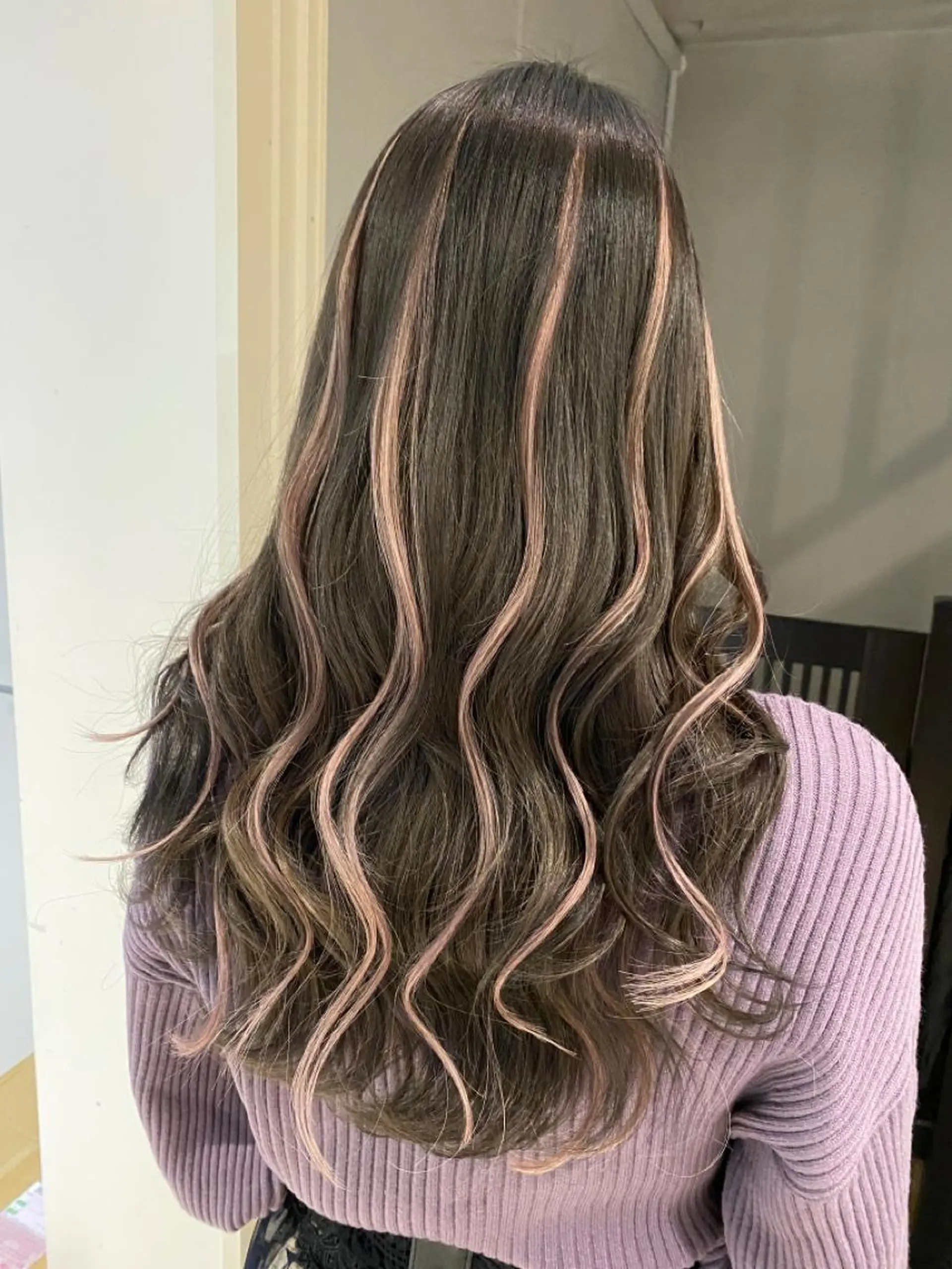 ロング カラー エクステ 🌈評価No.1🌈 艶髪カラー❌エクステのヘアスタイル