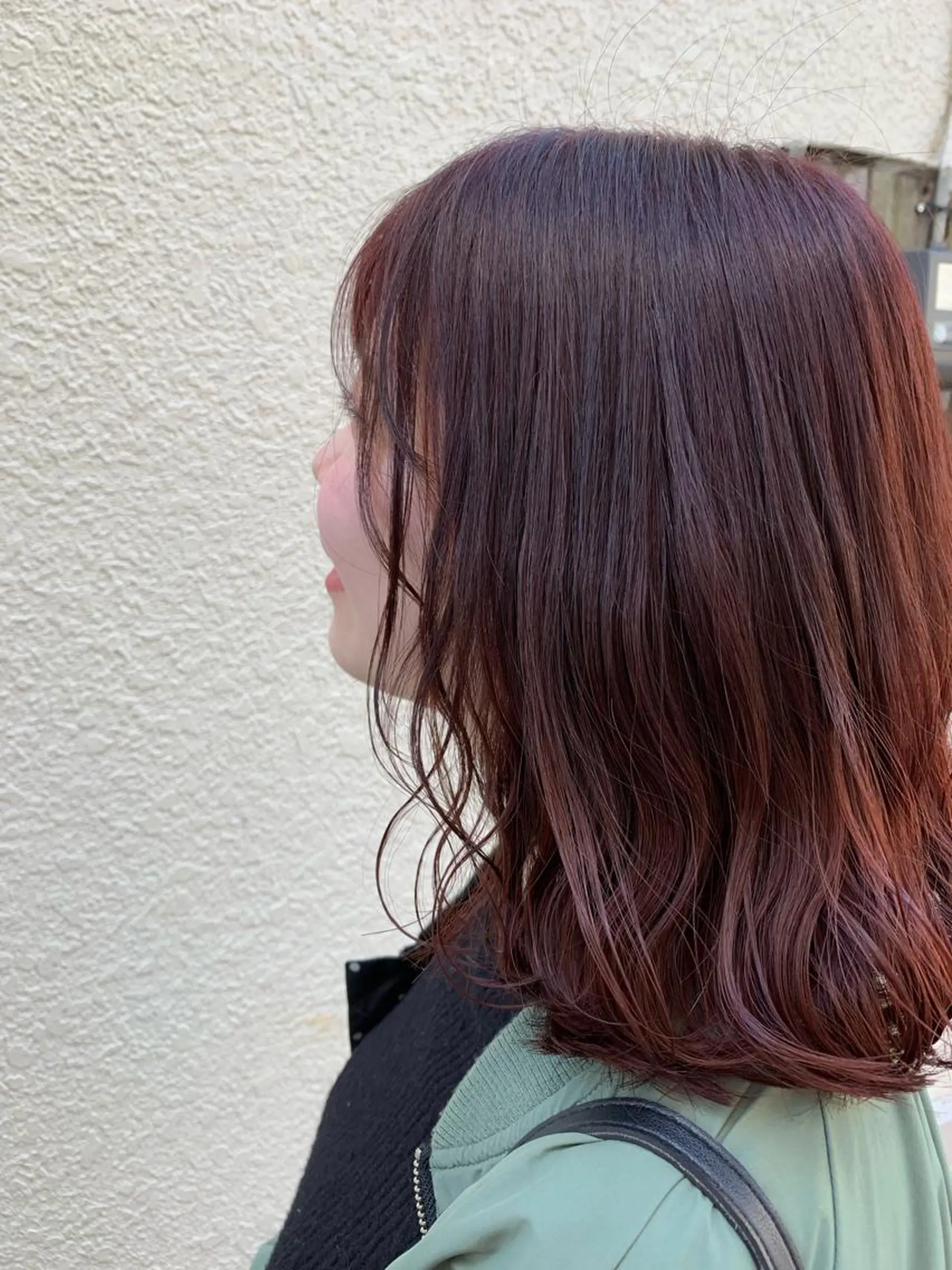 ミディアム カラー ピンクカラー Sachiko ❤︎‬Pressのヘアスタイル