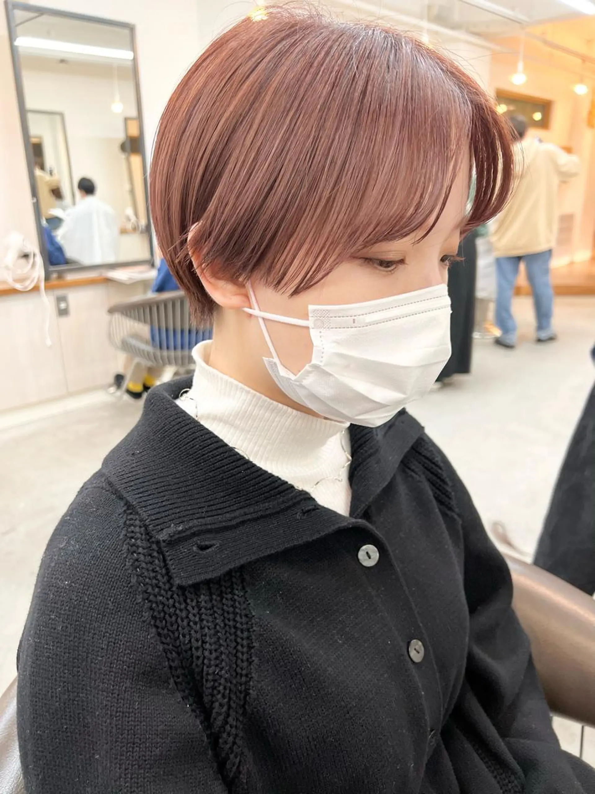 ショート カラー レイヤーボブ Asukaのヘアスタイル