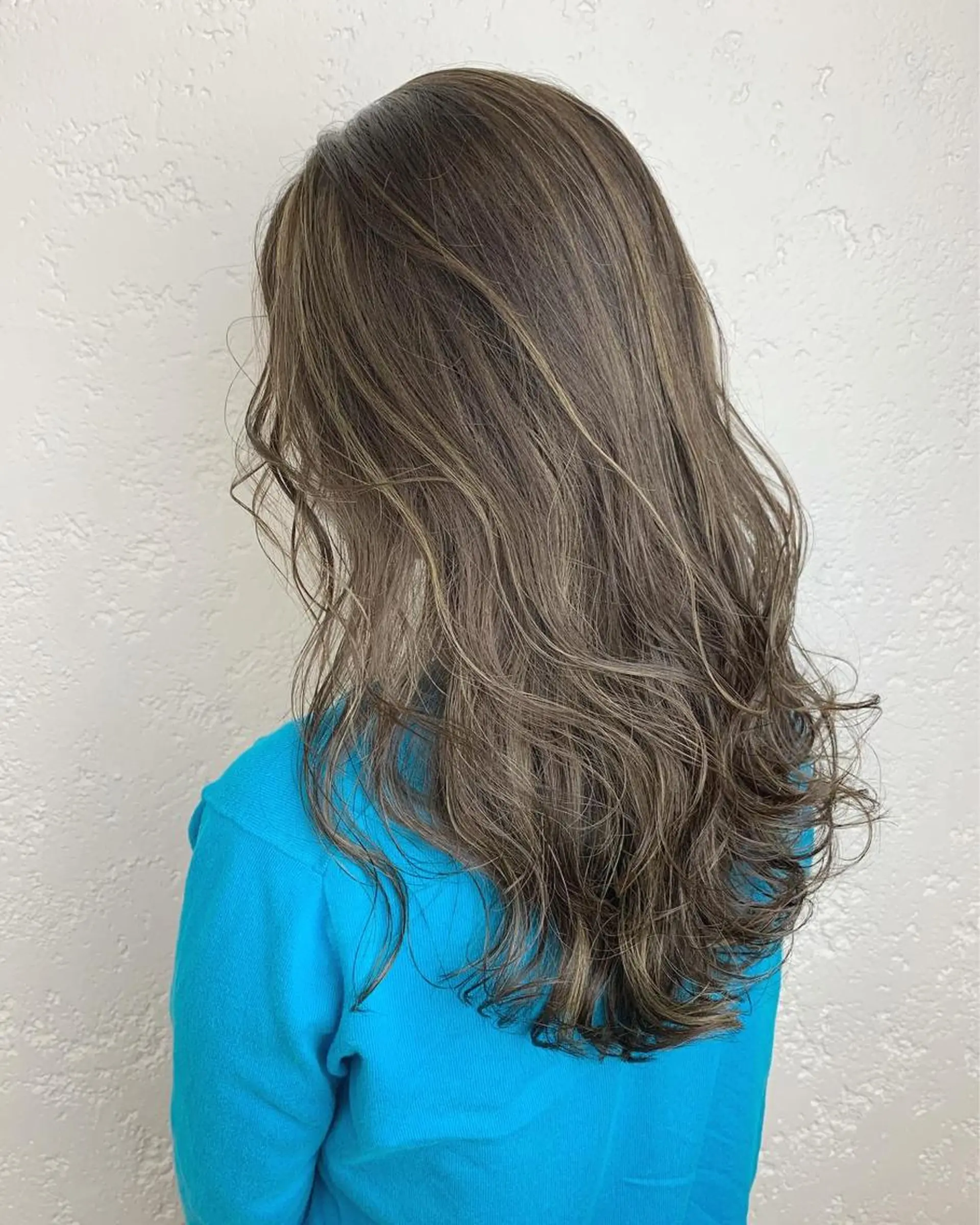 セミロング ハイライト boutique misakiのヘアスタイル