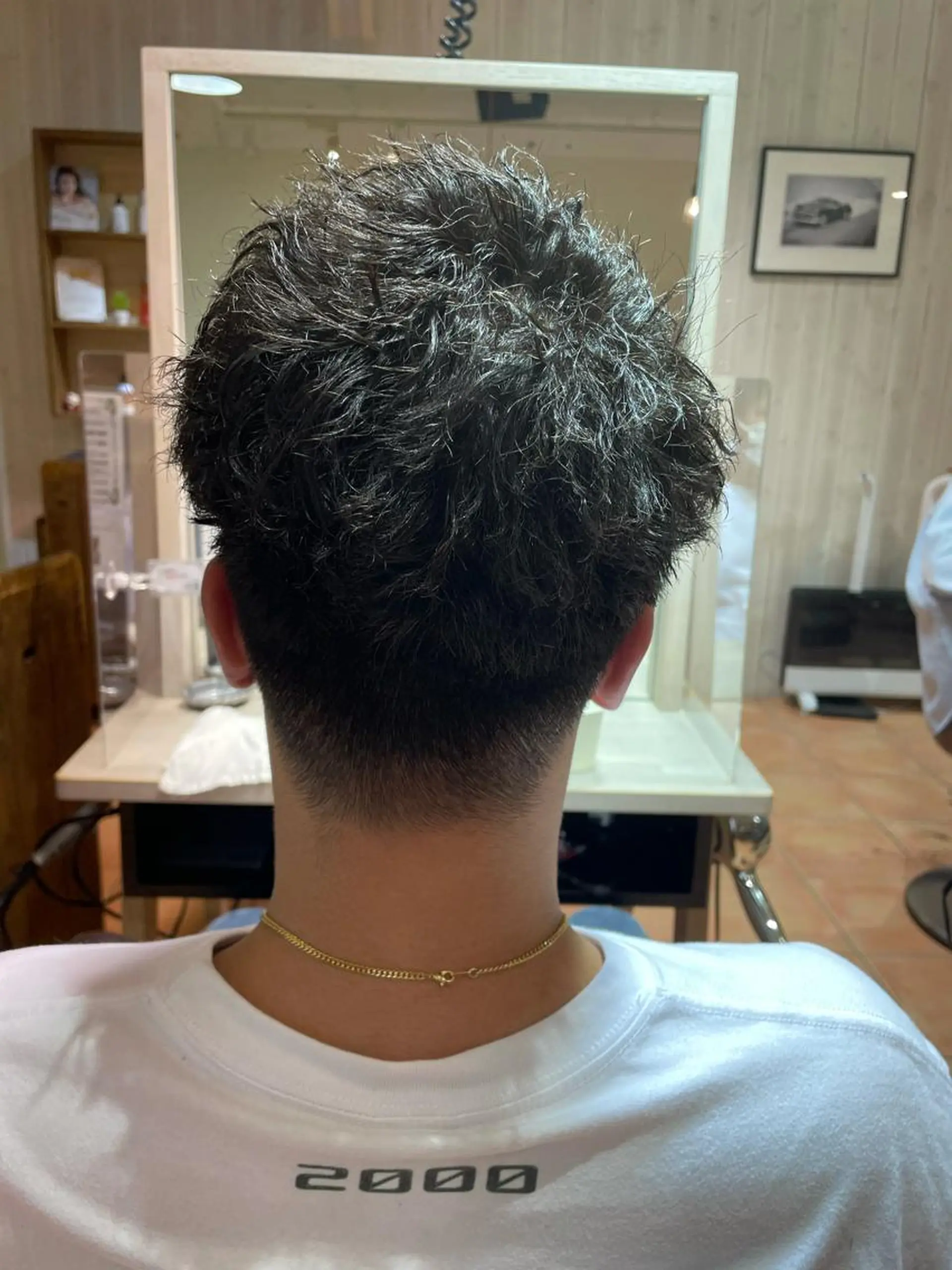 ショート パーマ メンズ 辻堂メンズ特化 YU-YAのヘアスタイル