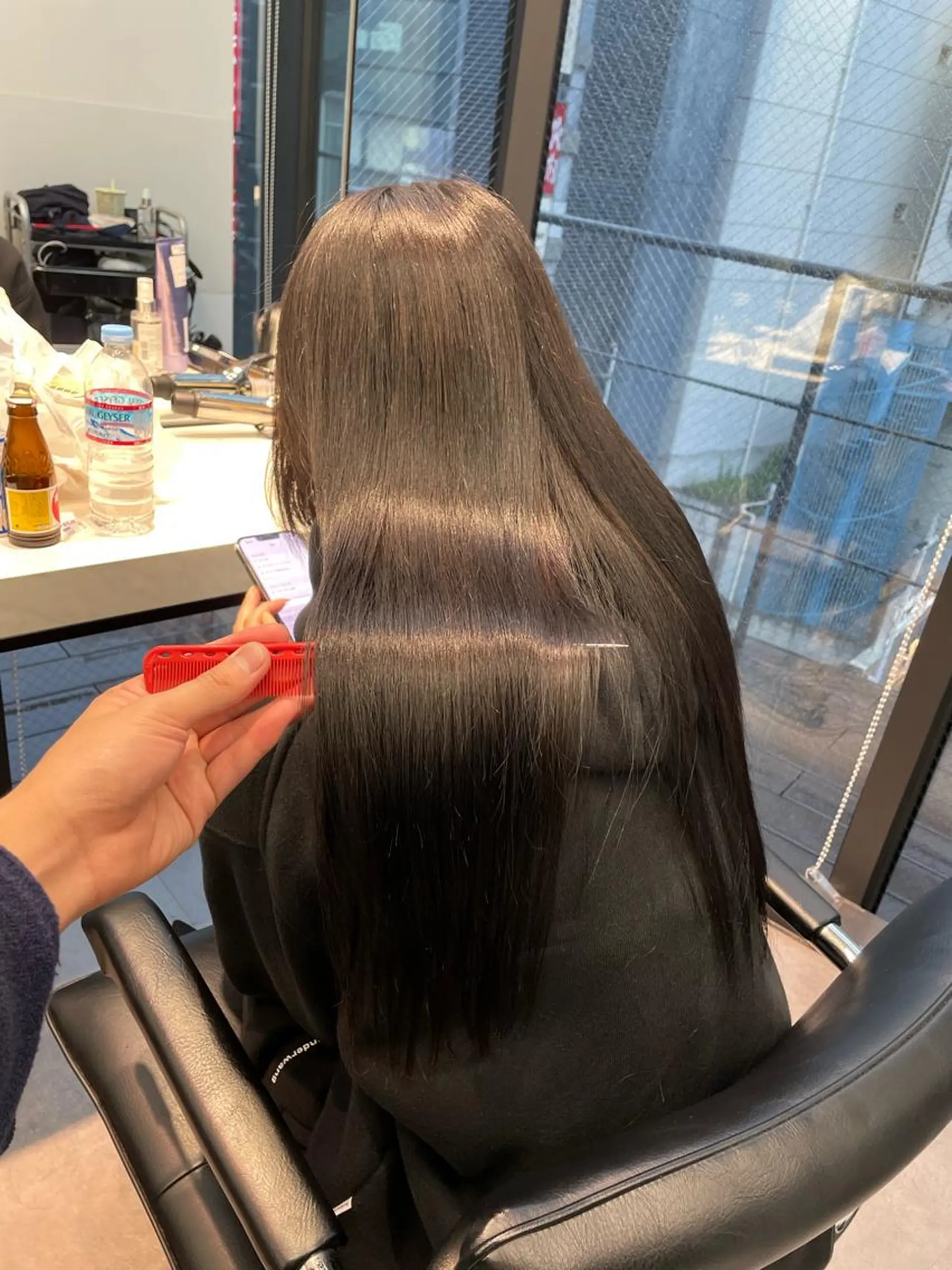 セミロング カラー INTRO.by Fi-Ne所属・韓国ヘア 店長NEGIのヘアスタイル