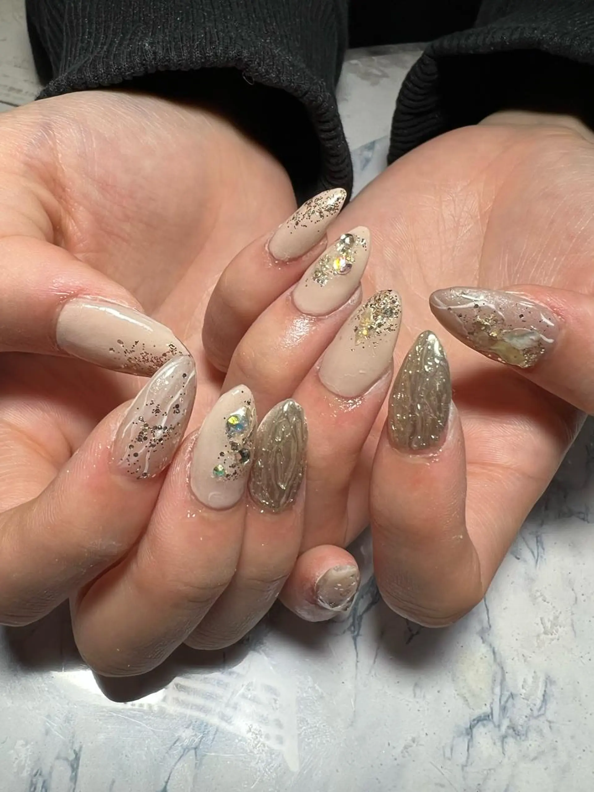 ネイル ハンドネイル 星 亜也加のネイルデザイン