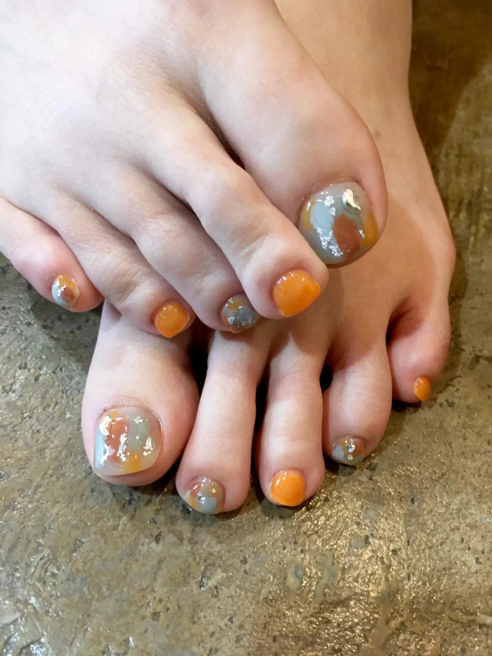 ネイル ニュアンスネイル フットネイル DEEP nail salon所属・DEEP nail salonのネイルデザイン