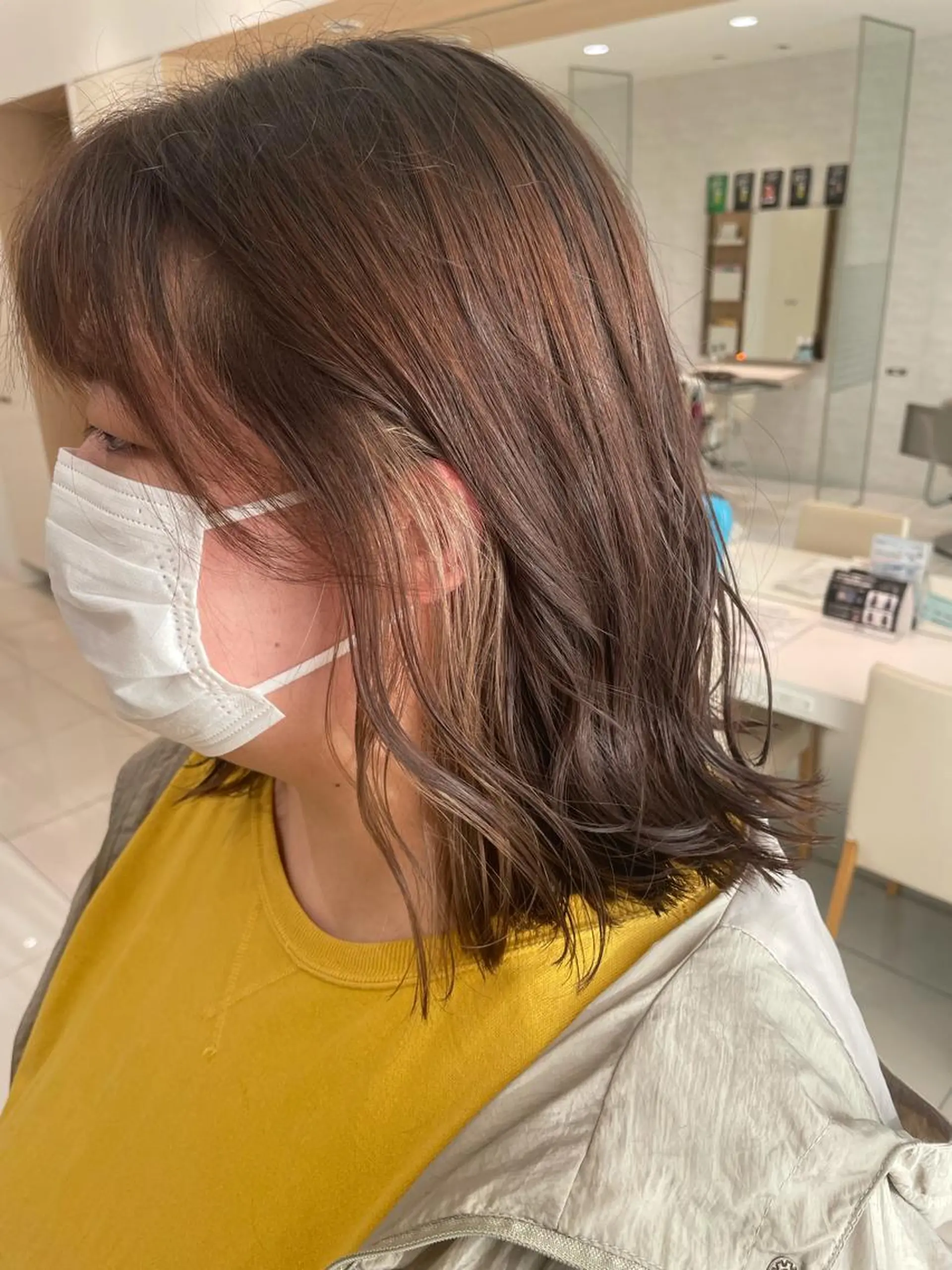 ミディアム 新規限定カット無料 クーポン有り【桂口】のヘアスタイル