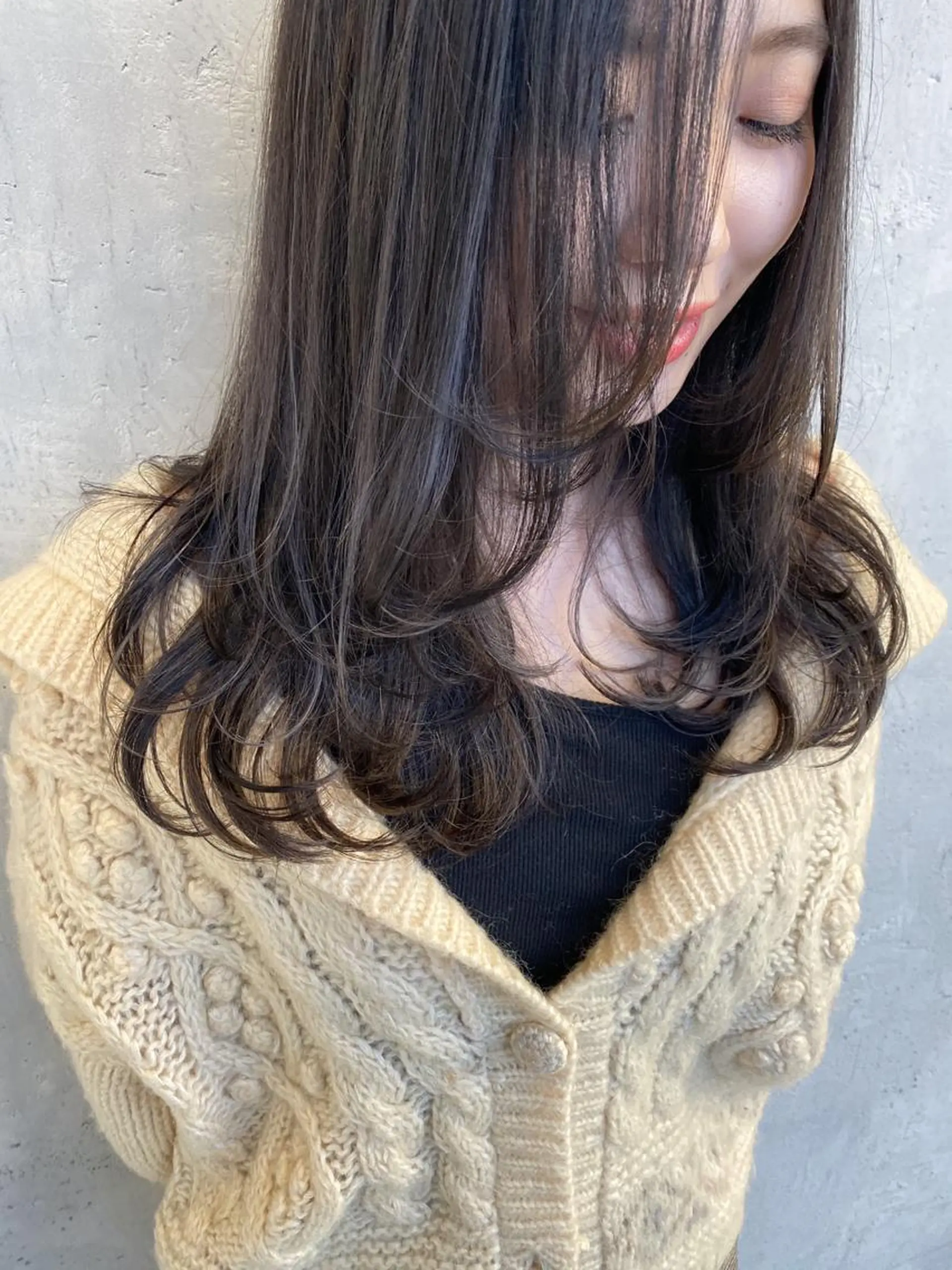 ロング カラー ヘアアレンジ ハイライトカラー ハイライト レイヤーカット 【艶髪×韓国風】 毛流れ職人 RYOのヘアスタイル