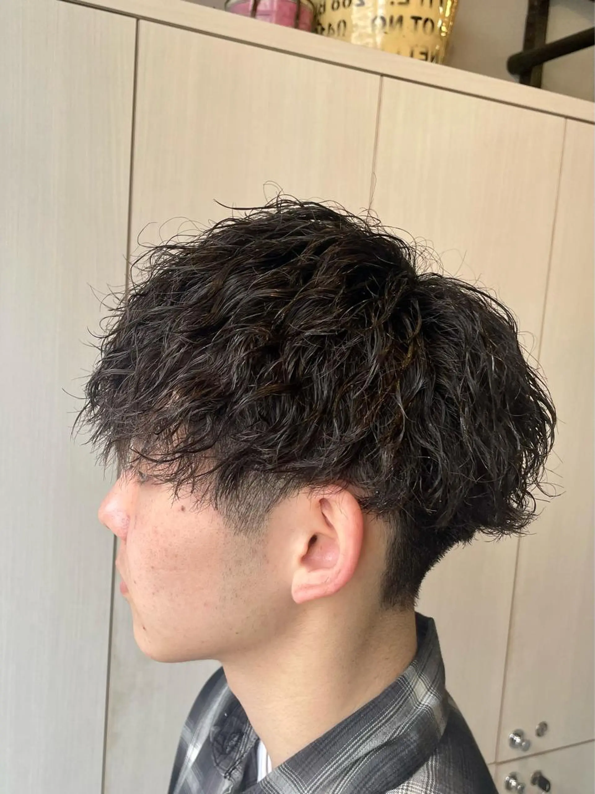 ショート メンズ カット パーマ トリートメント サトウ コウキ  メンズのヘアスタイル