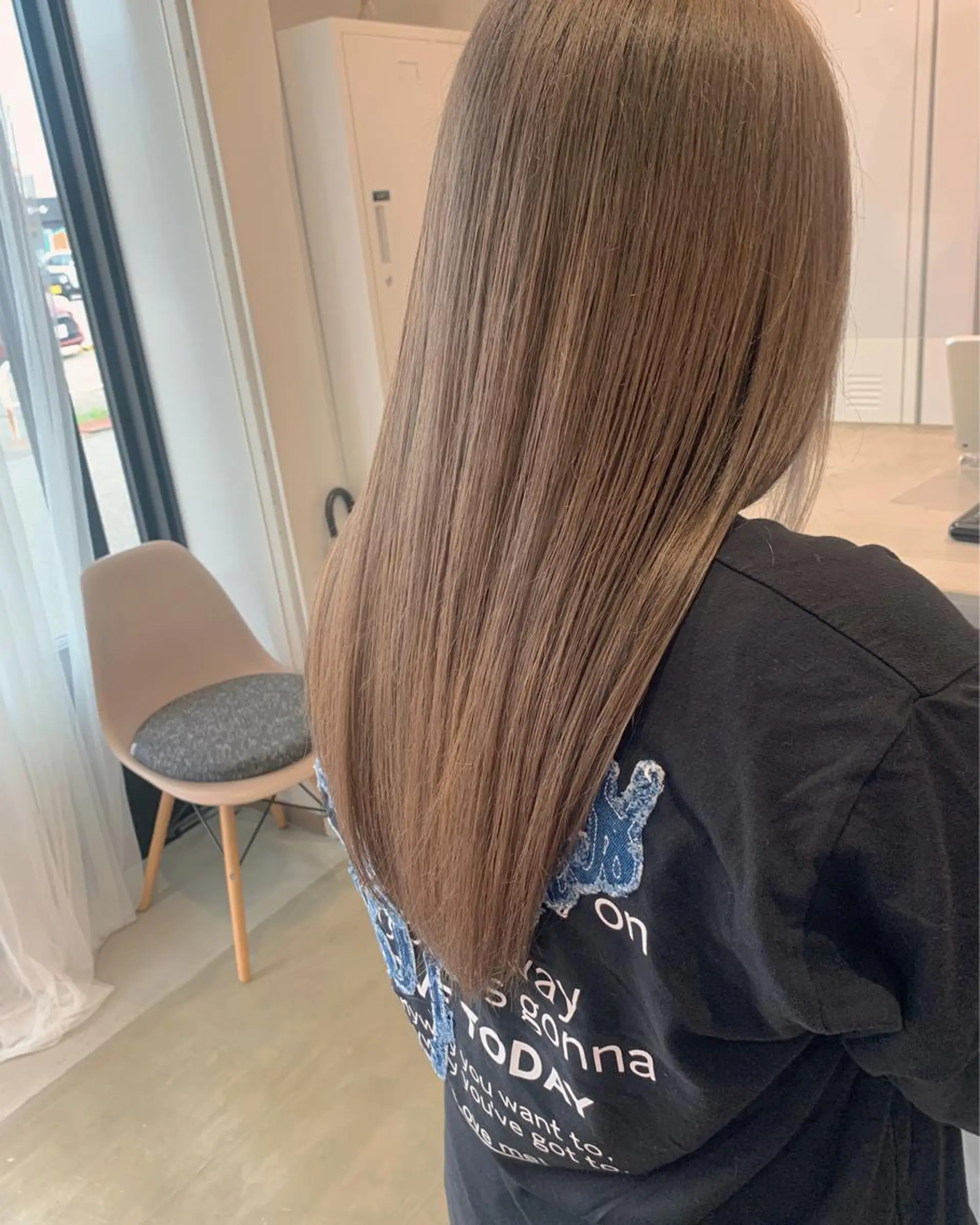 セミロング ヘアカラー kitagawa mayuのヘアスタイル