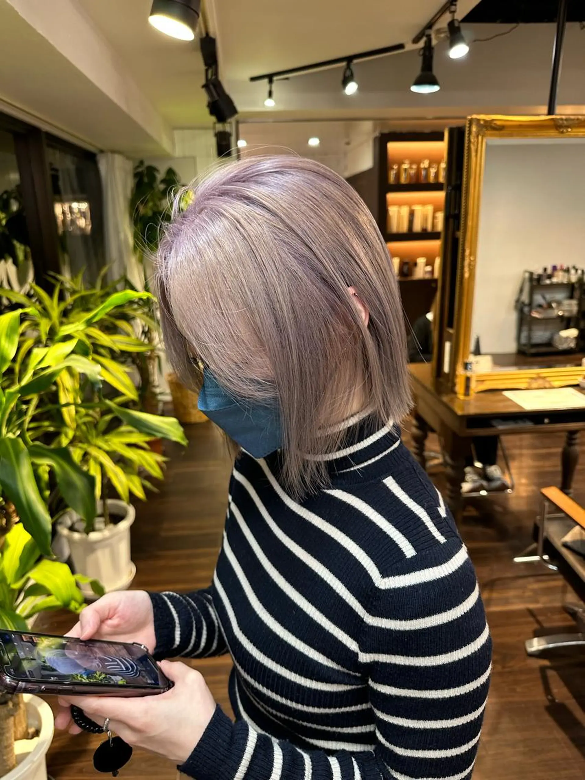 ミディアム 韓国風カラー 髪質改善 韓国風ヘア レイヤーカット トリートメント カット ヘアカラー トリートメント ワンホンヘア ケラチン/Kaitoのヘアスタイル