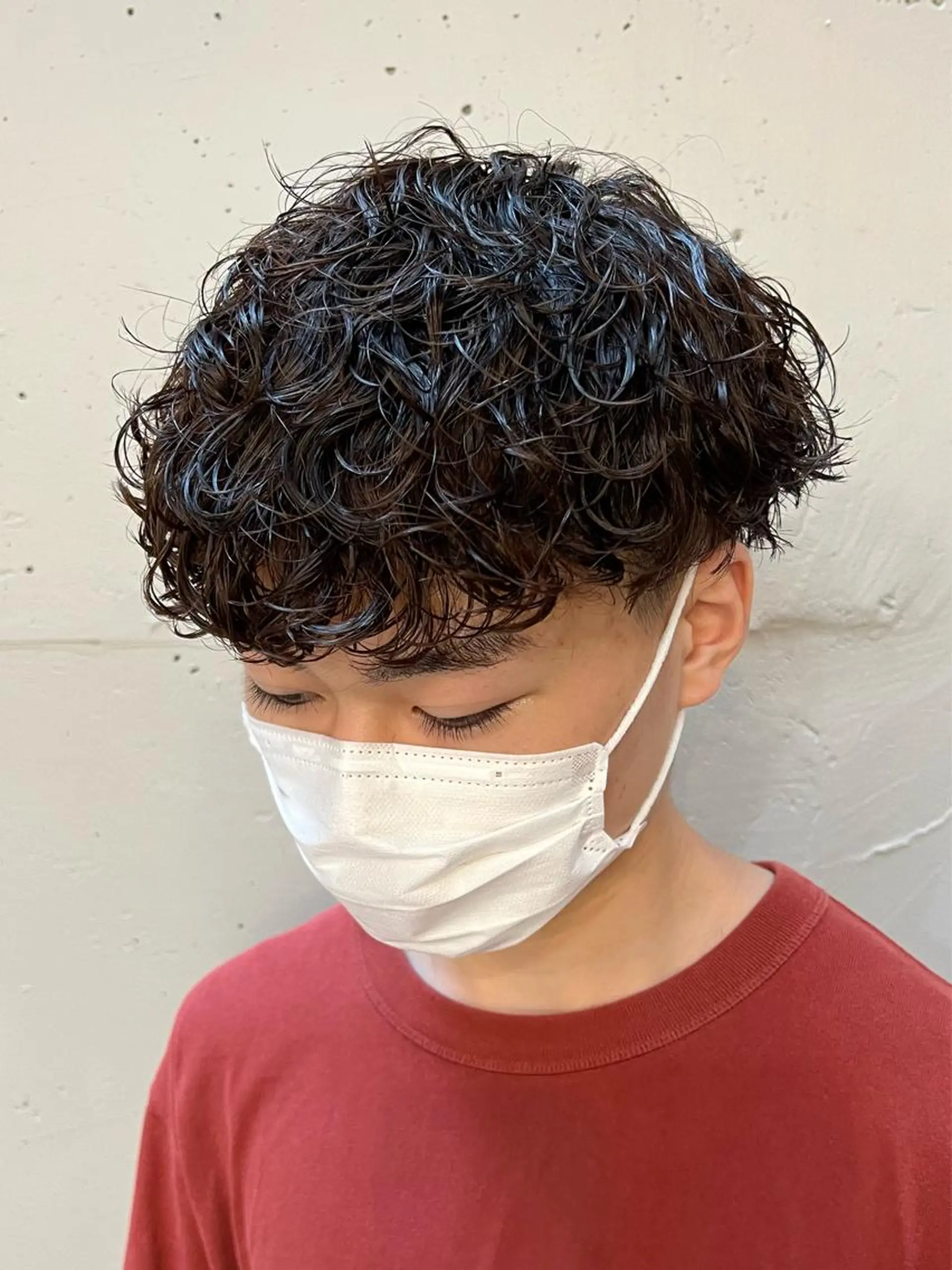 パーマ メンズ カット パーマ .Hallis所属・🔥メンズ特化🔥 永瀬椋のヘアスタイル