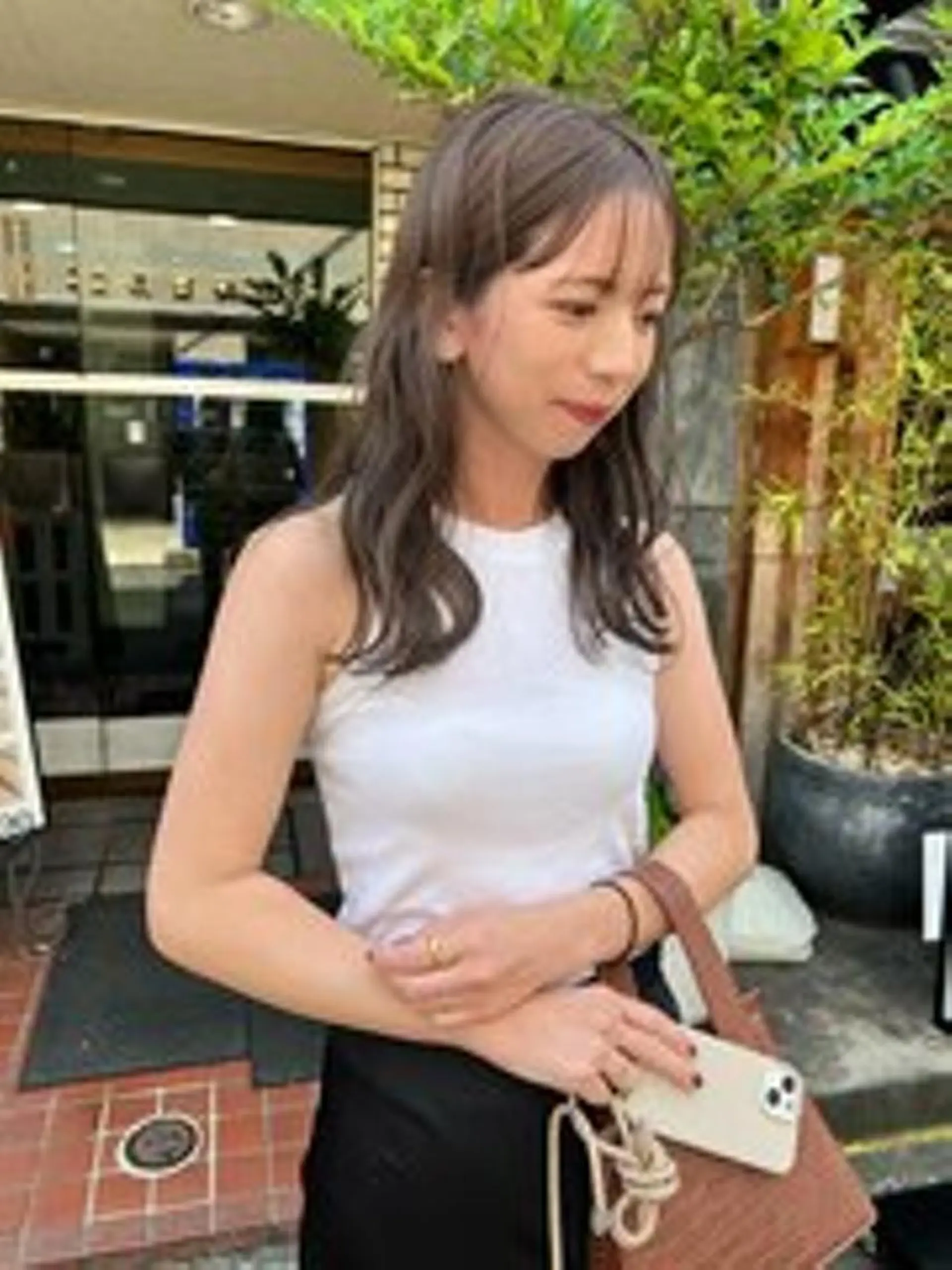 ロング カット トリートメント nelke/レイヤー 立川/ブリーチのヘアスタイル