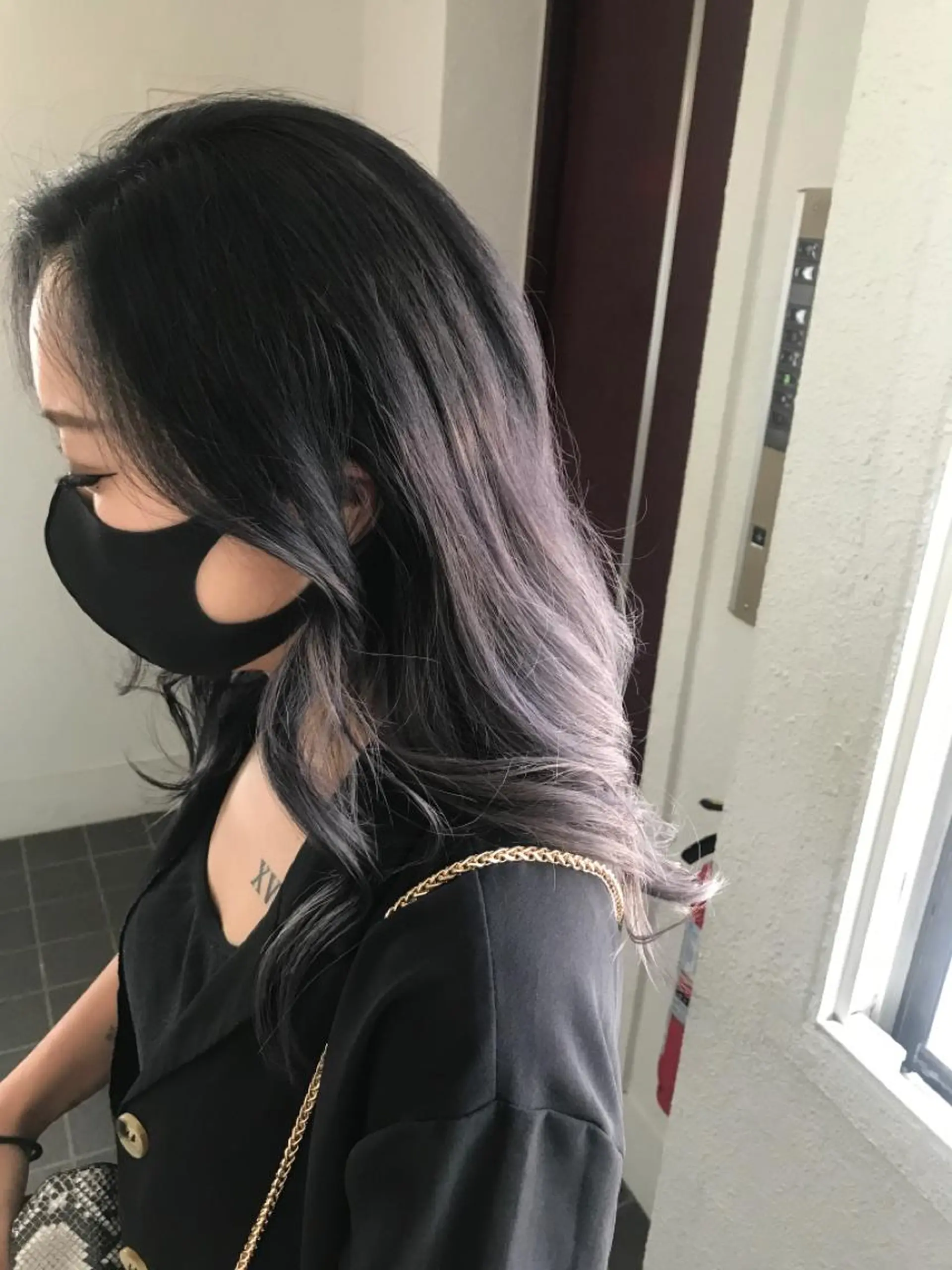 ロング カラー 上田 直樹のヘアスタイル