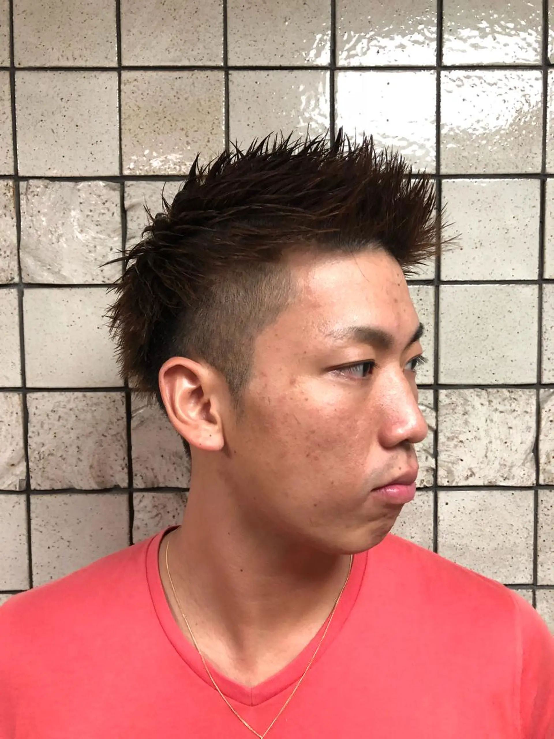 ショート メンズ モヒカン 【店長】福田 健人のヘアスタイル