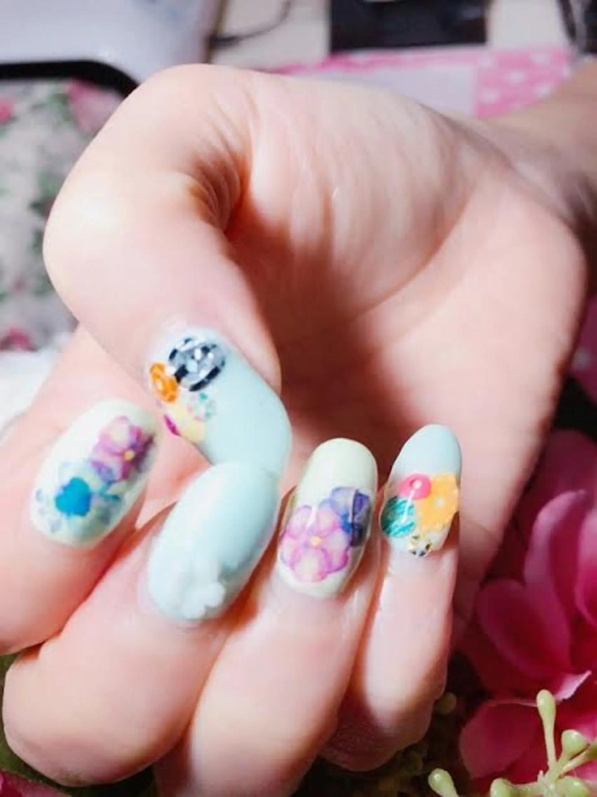 メンズ ネイル アップネイル 芦田のネイルデザイン