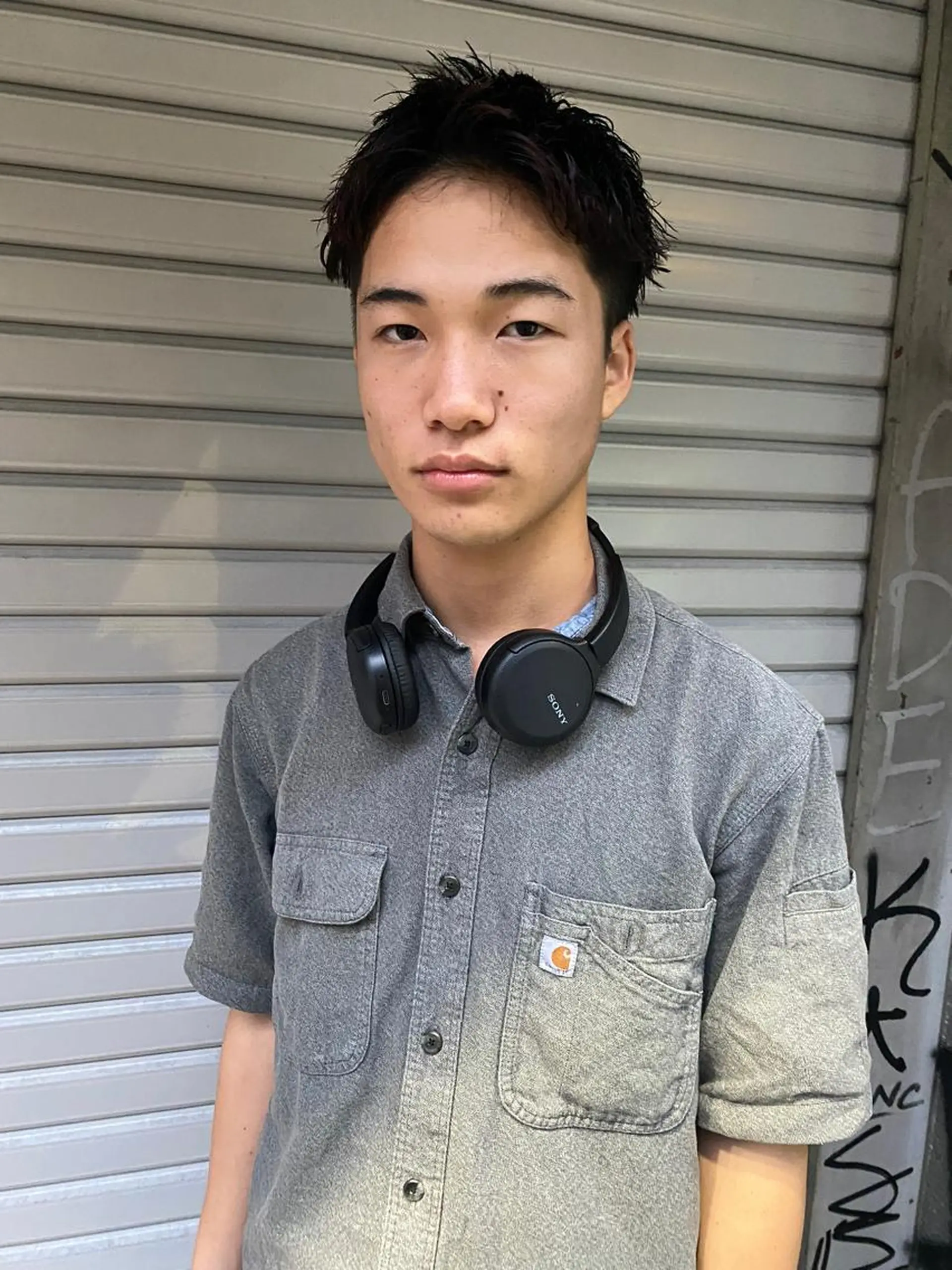 ショート メンズ メンズブリーチ メンズハイライト メンズインナーカラー メンズパーマ プードルパーマ カット charme所属・💈メンズ特化美容師 ✂︎伊藤大輝💈のヘアスタイル