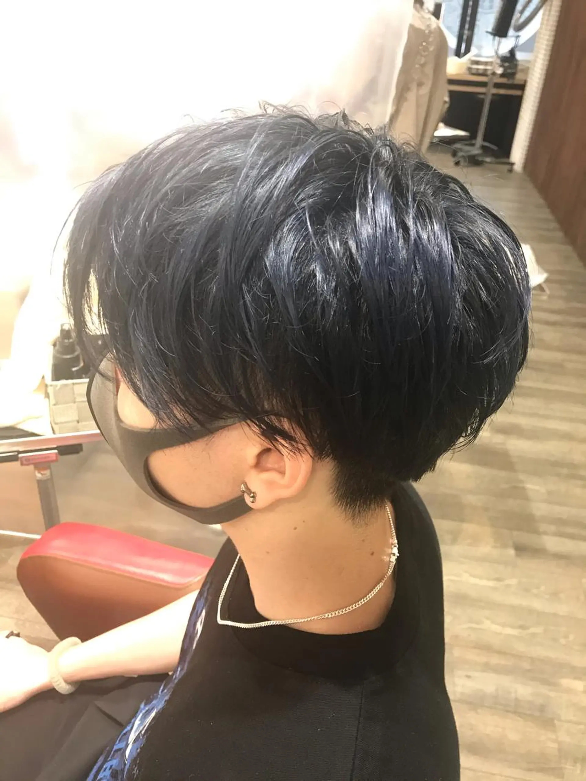 ショート カラー メンズ マッシュ 黒髪 ブルーカラー ブルーブラック マッシュヘア 限定クーポン 💕大量更新ブリーチのヘアスタイル