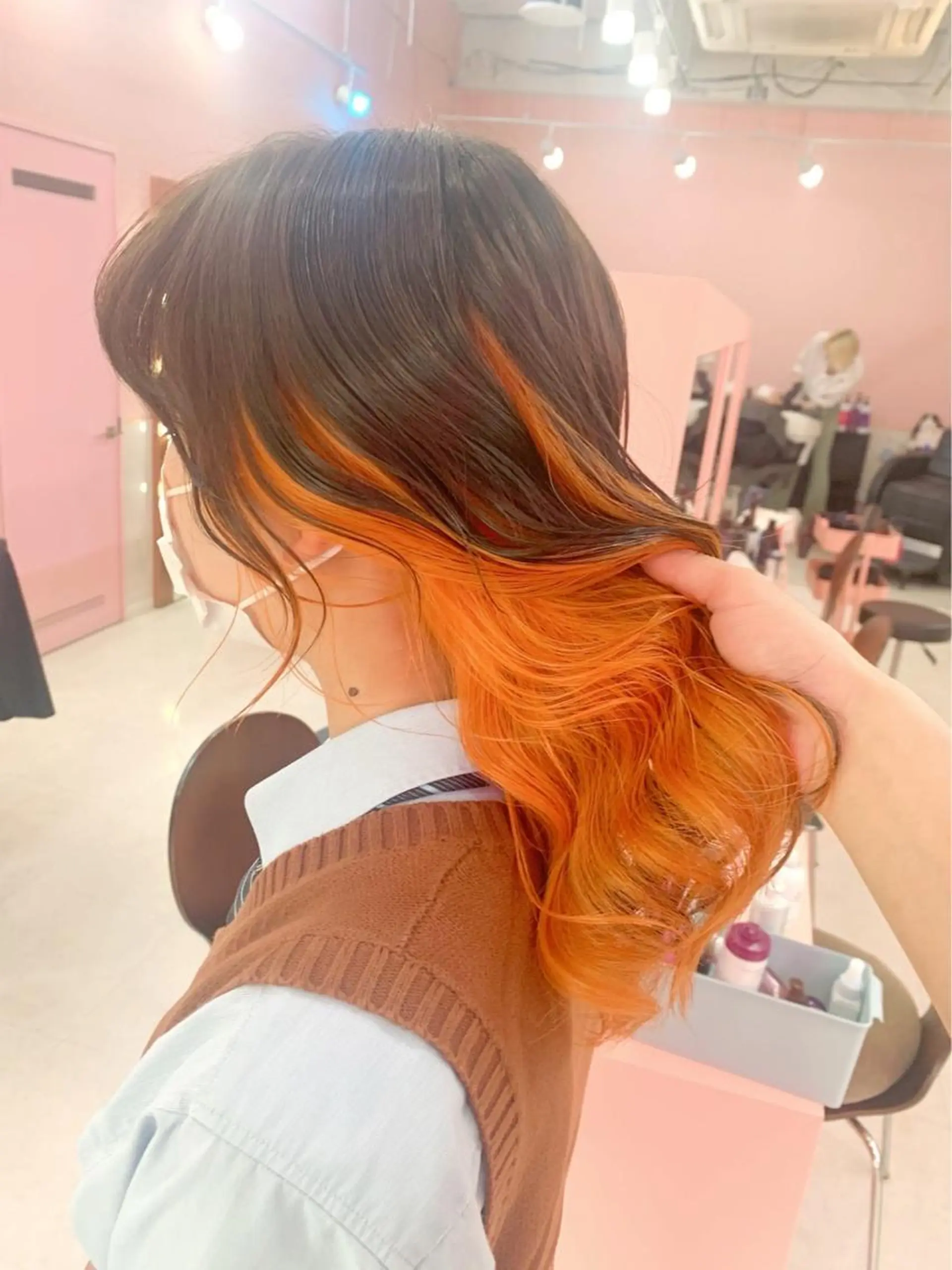 ロング カラー ヘアカラー トリートメント ヘアセット カットカラー特化 ⭐️代表⭐️のヘアスタイル