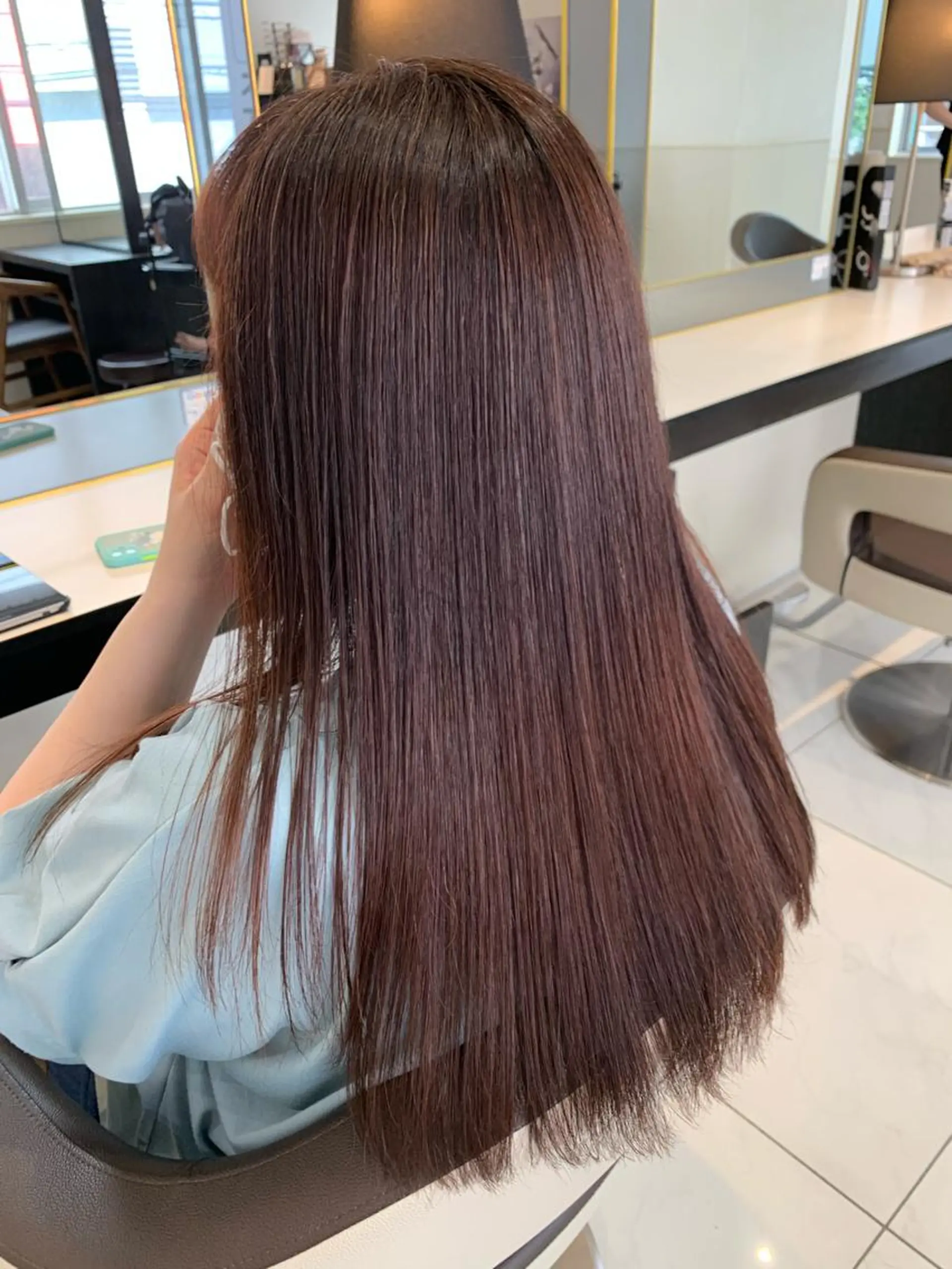 ロング 小田切 栄司のヘアスタイル