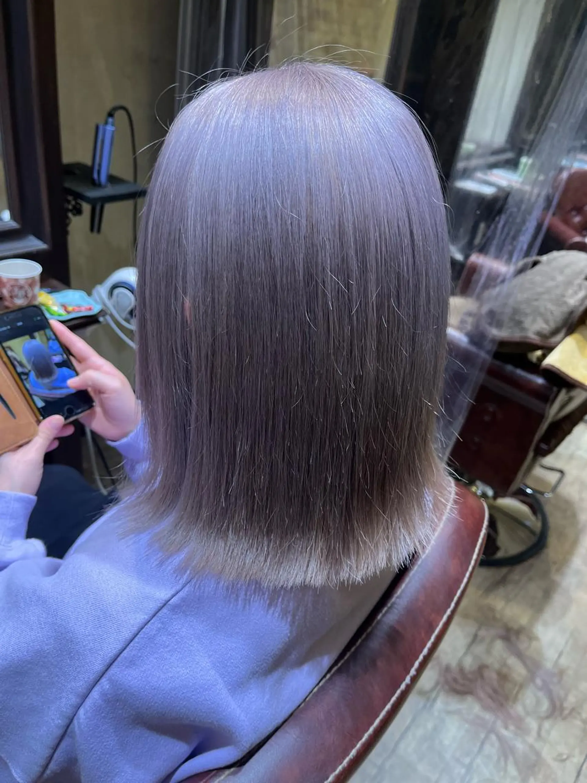 ミディアム カット FIGARO by Taylor所属・🎀𝑴𝑰𝑯𝑶 長岡/ケアカラー🎀のヘアスタイル