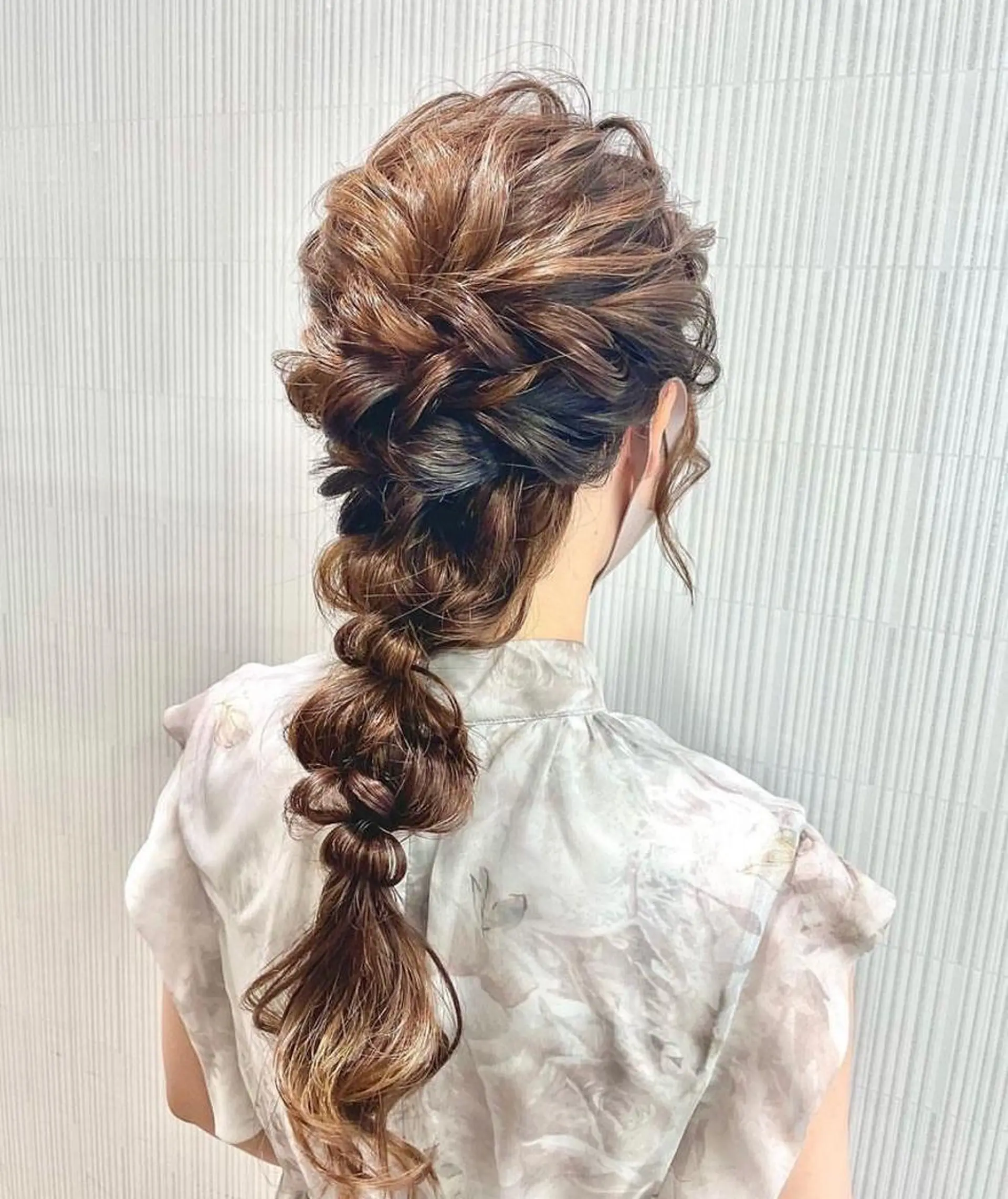 ロング ヘアアレンジ ヘアセット 暖色color/ mana🎀のヘアスタイル