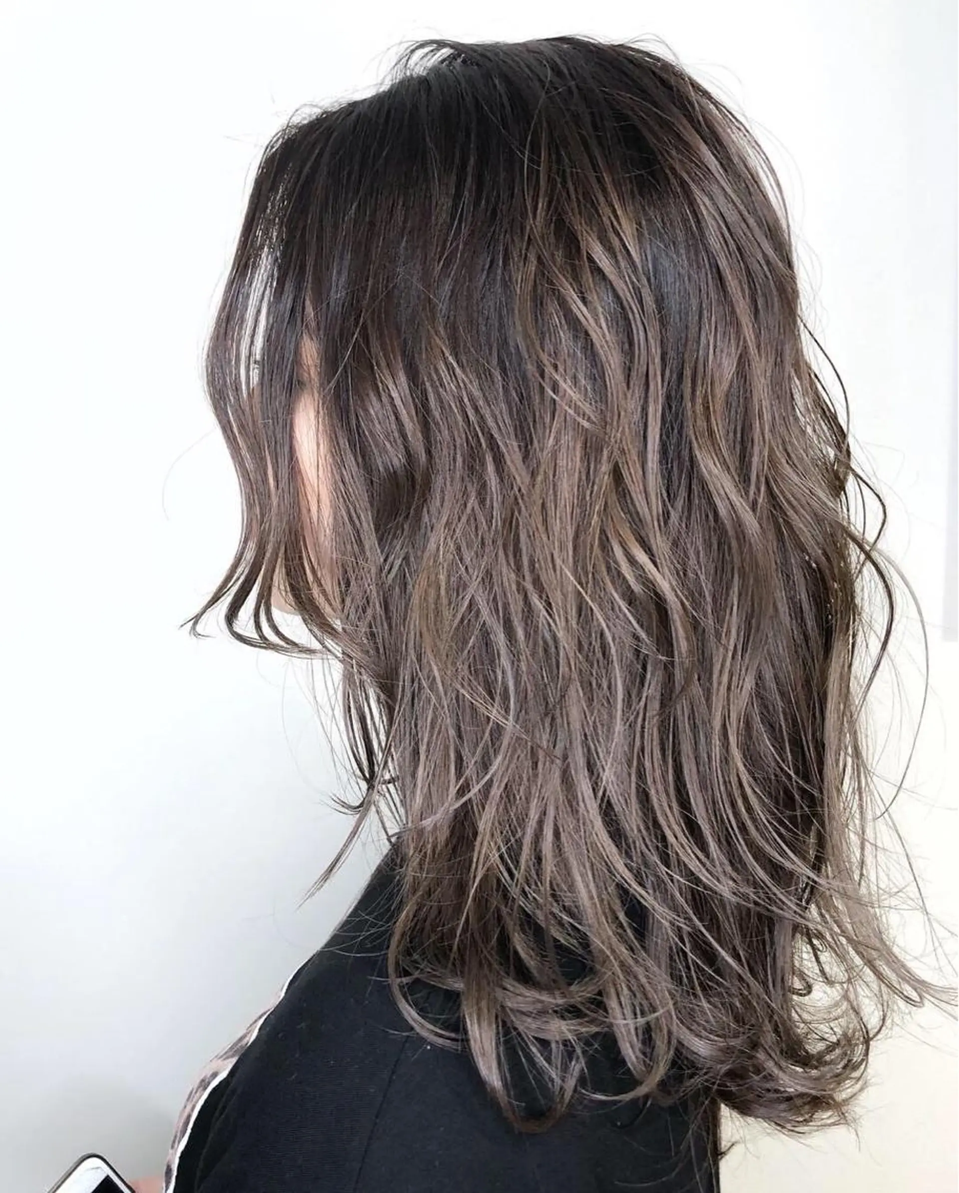 セミロング カラー バレイヤージュ ブリーチ ケアブリーチ ダブルカラー グラデーションカラー メンズヘア特化 崎田 成人のヘアスタイル