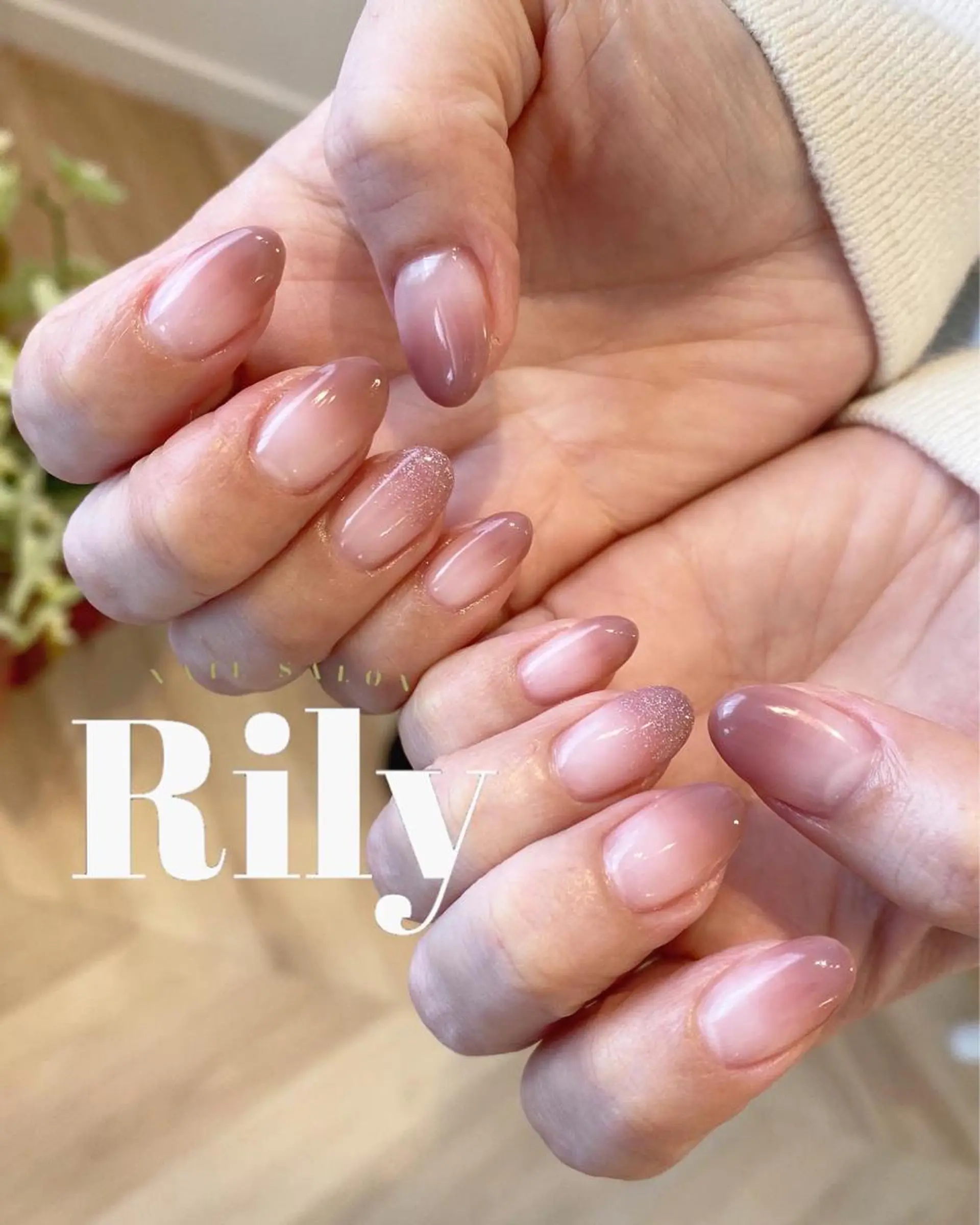 ネイル グラデーション Nail salon Rilyのネイルデザイン