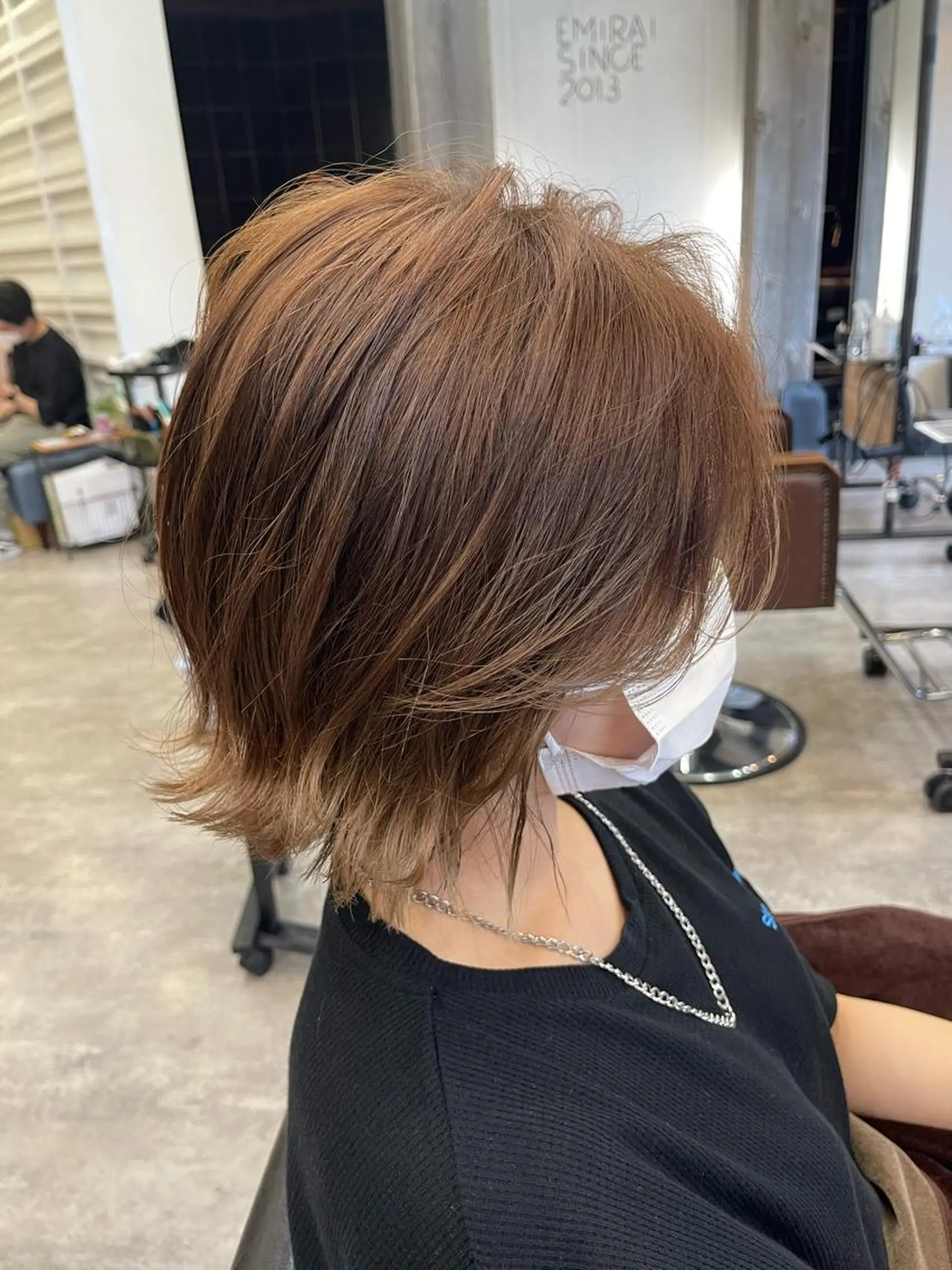 ショート カラー ショートボブ アディクシーカラー ハイトーンカラー ボブ ショートヘア OAK溝の口 𖠋SHINYAのヘアスタイル