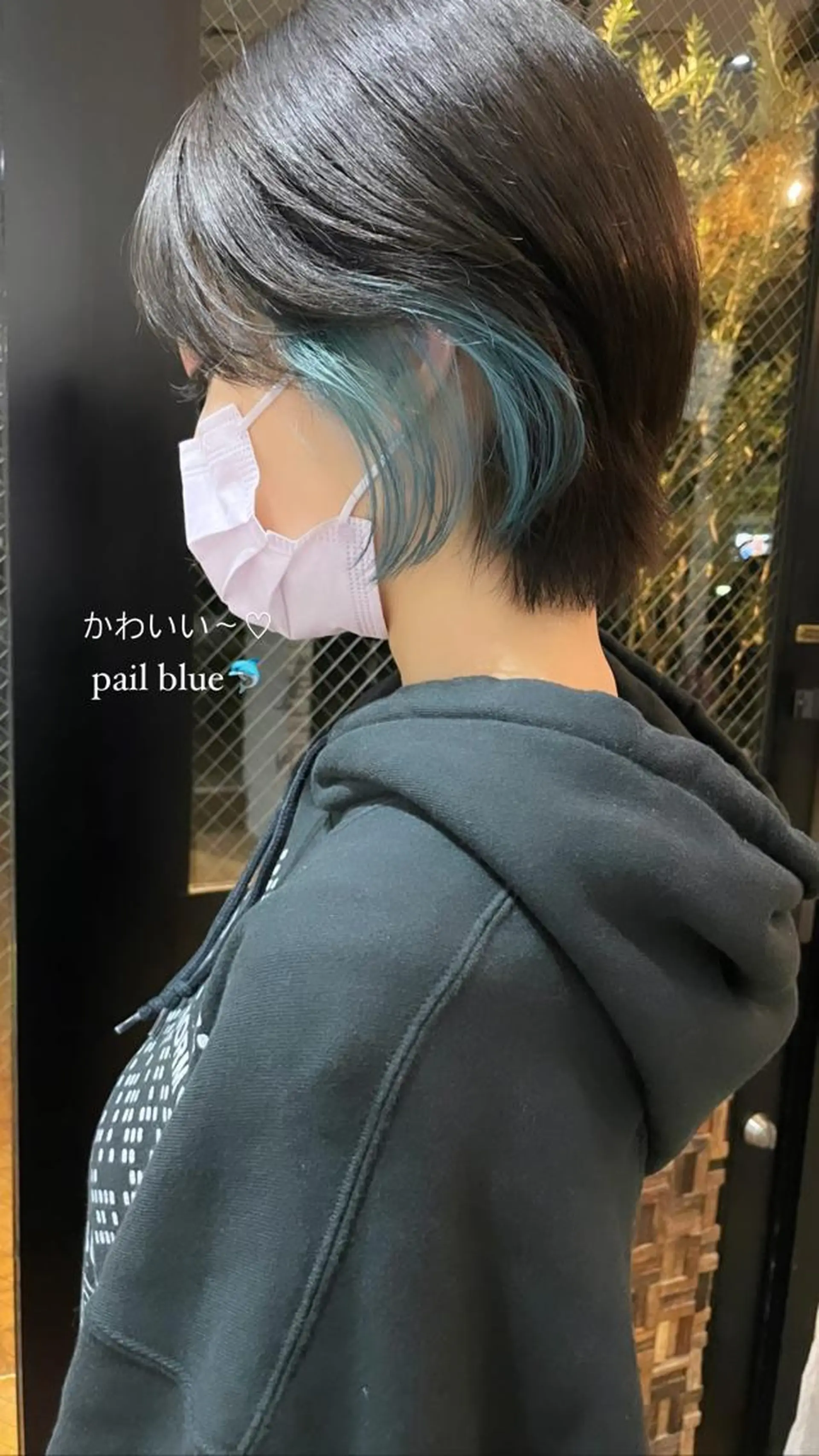 ショート カラー ブリーチ ヘアカラー レイヤー/顔周り /AKARIのヘアスタイル