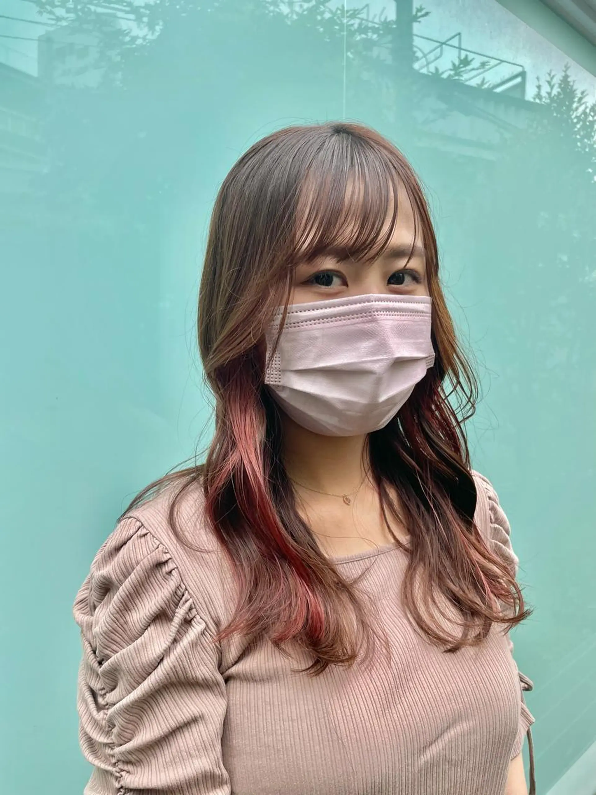 ロング レイヤーカット 岩谷流星のヘアスタイル