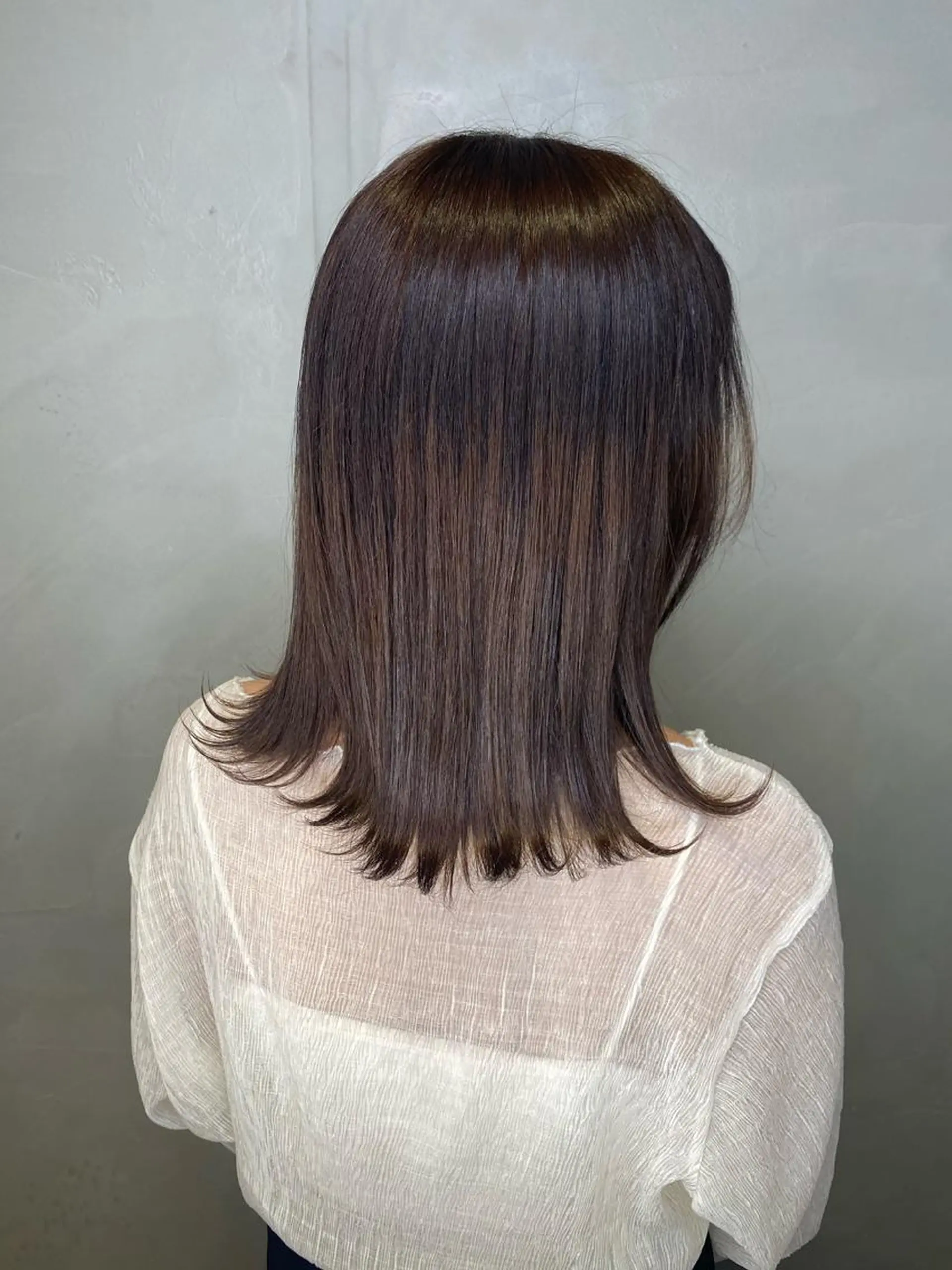 ミディアム angelica 🌸ayaka🌸のヘアスタイル