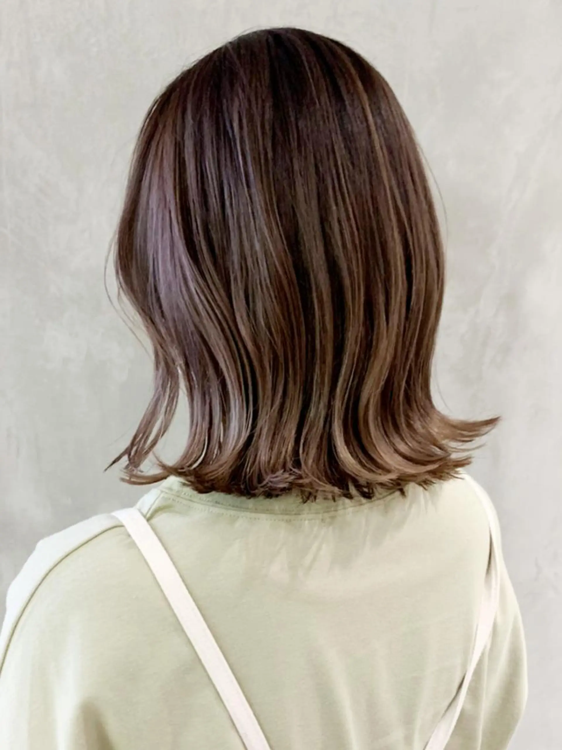 ミディアム カラー パーマ ヘアアレンジ グラデーションカラー グレージュ ITbyALBUM 浦和店のヘアスタイル