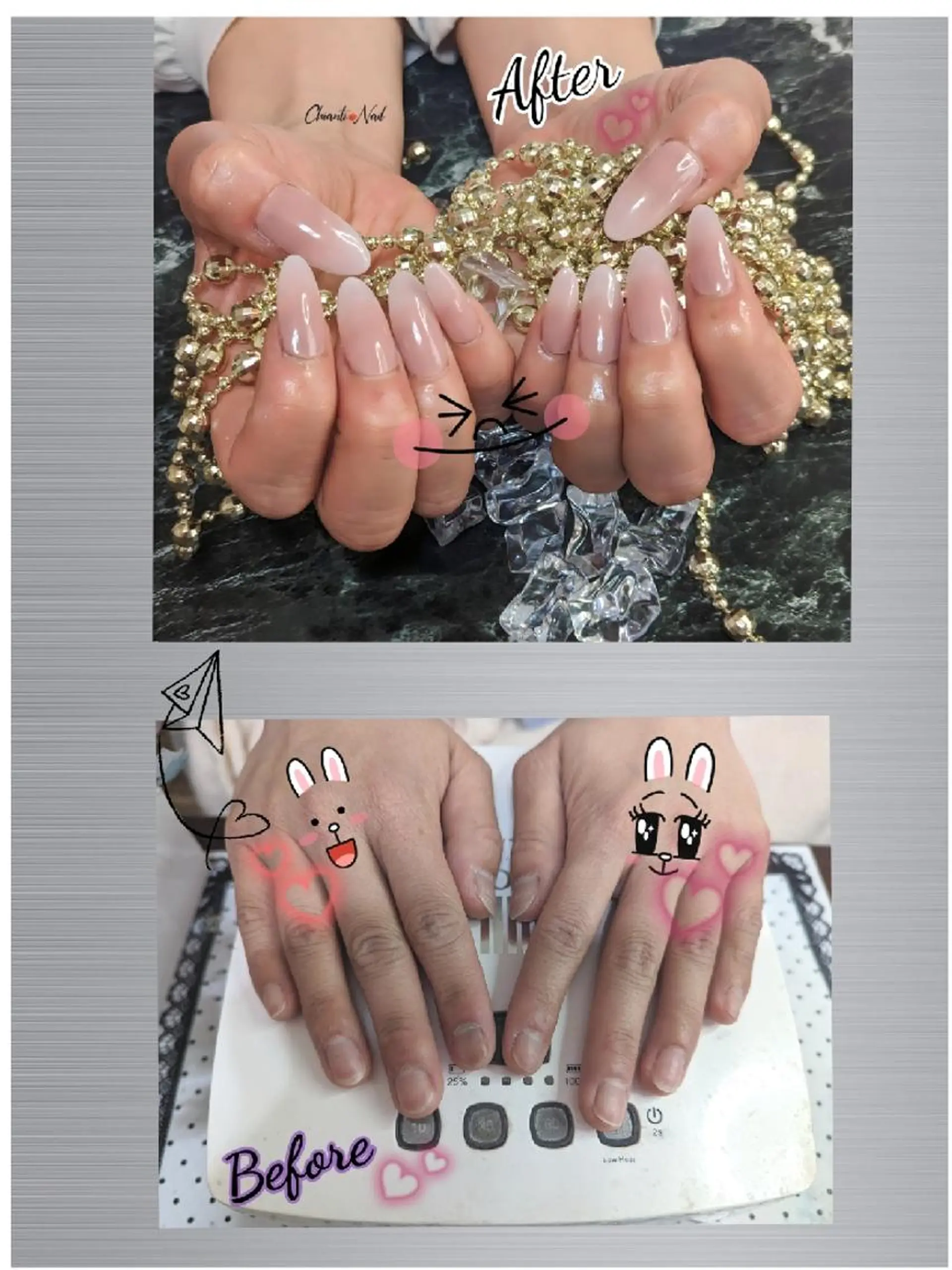 ネイル 長さ出し Chianti Nailのネイルデザイン