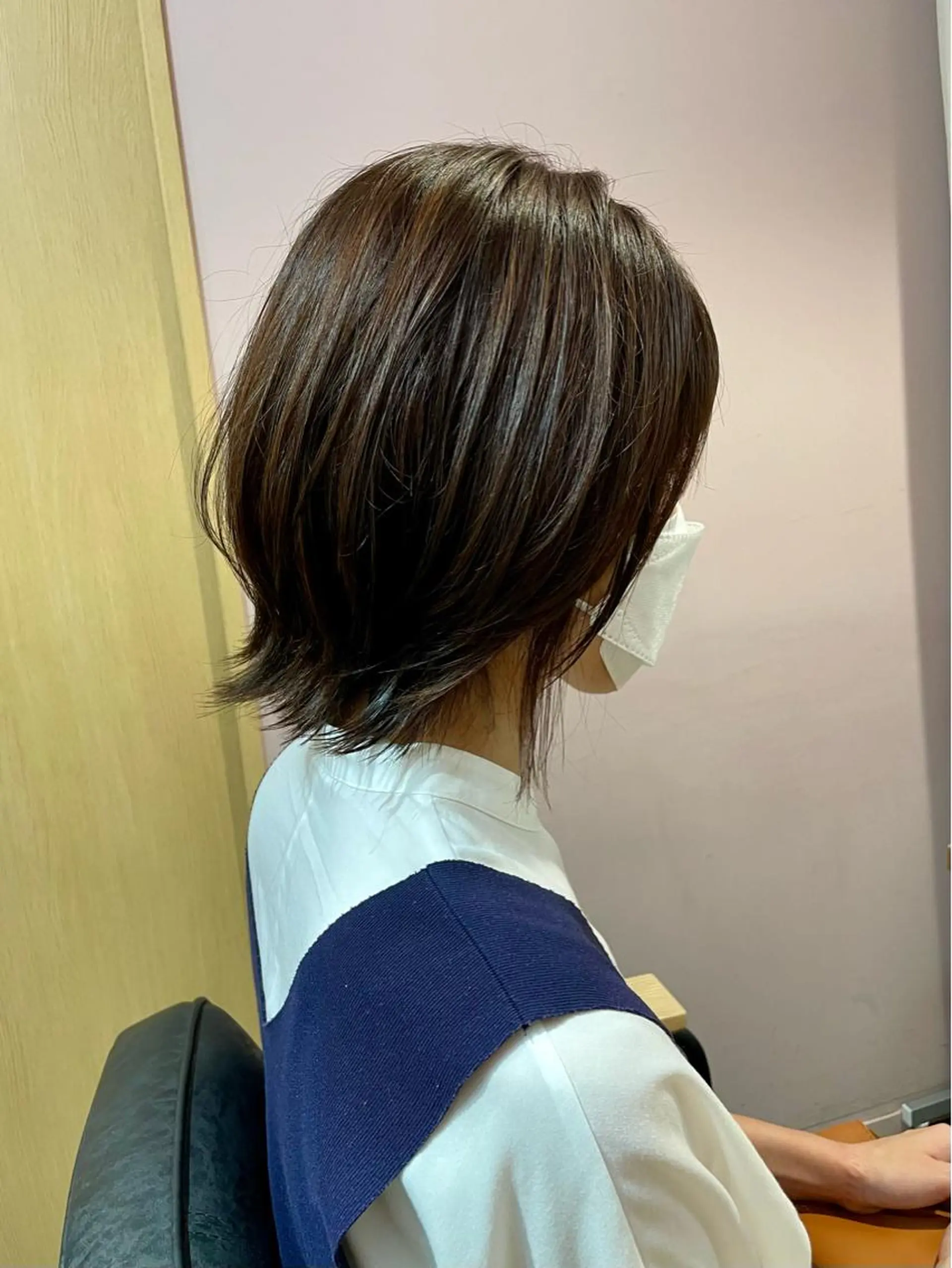 ミディアム 🌈ショートボブ⚪︎ 暖色🌈村山武史のヘアスタイル